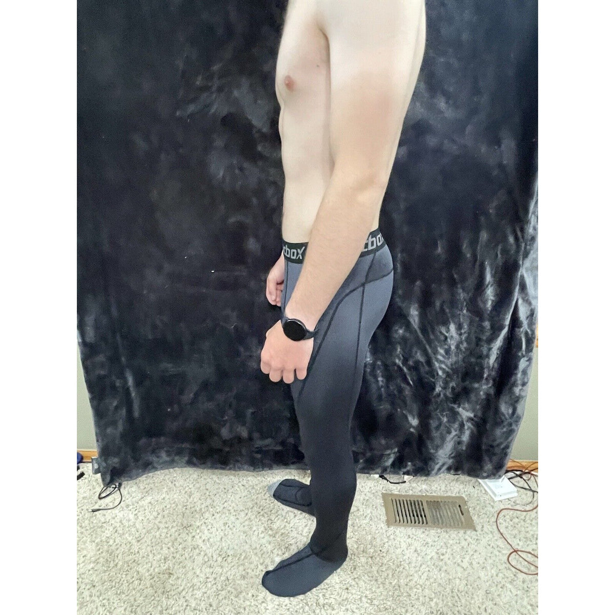 Men’s Dark Gray Roacbox Base Layer medium pants