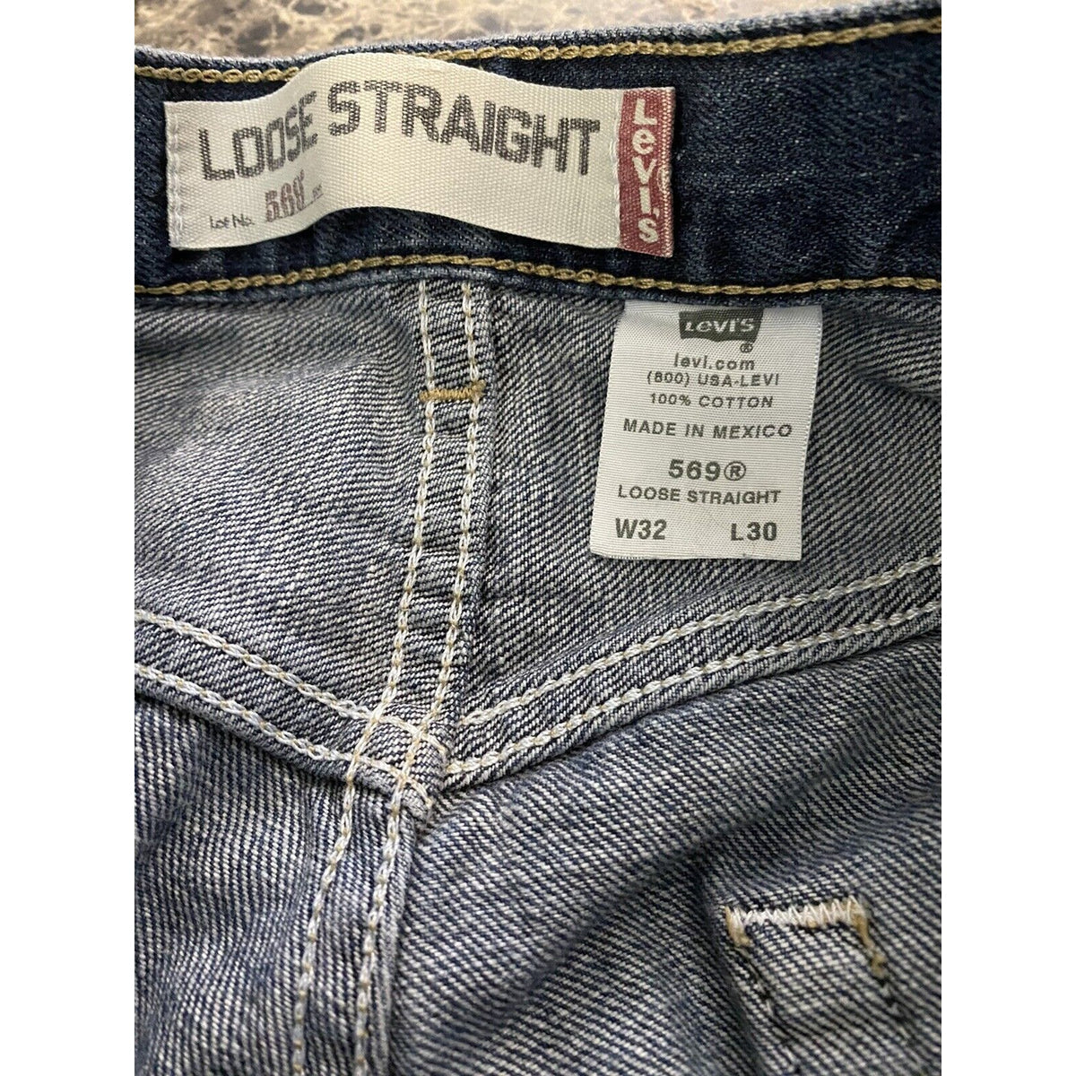 Levi's 569 Men’s Size 32x30 Loose Straight Cotton Jeans