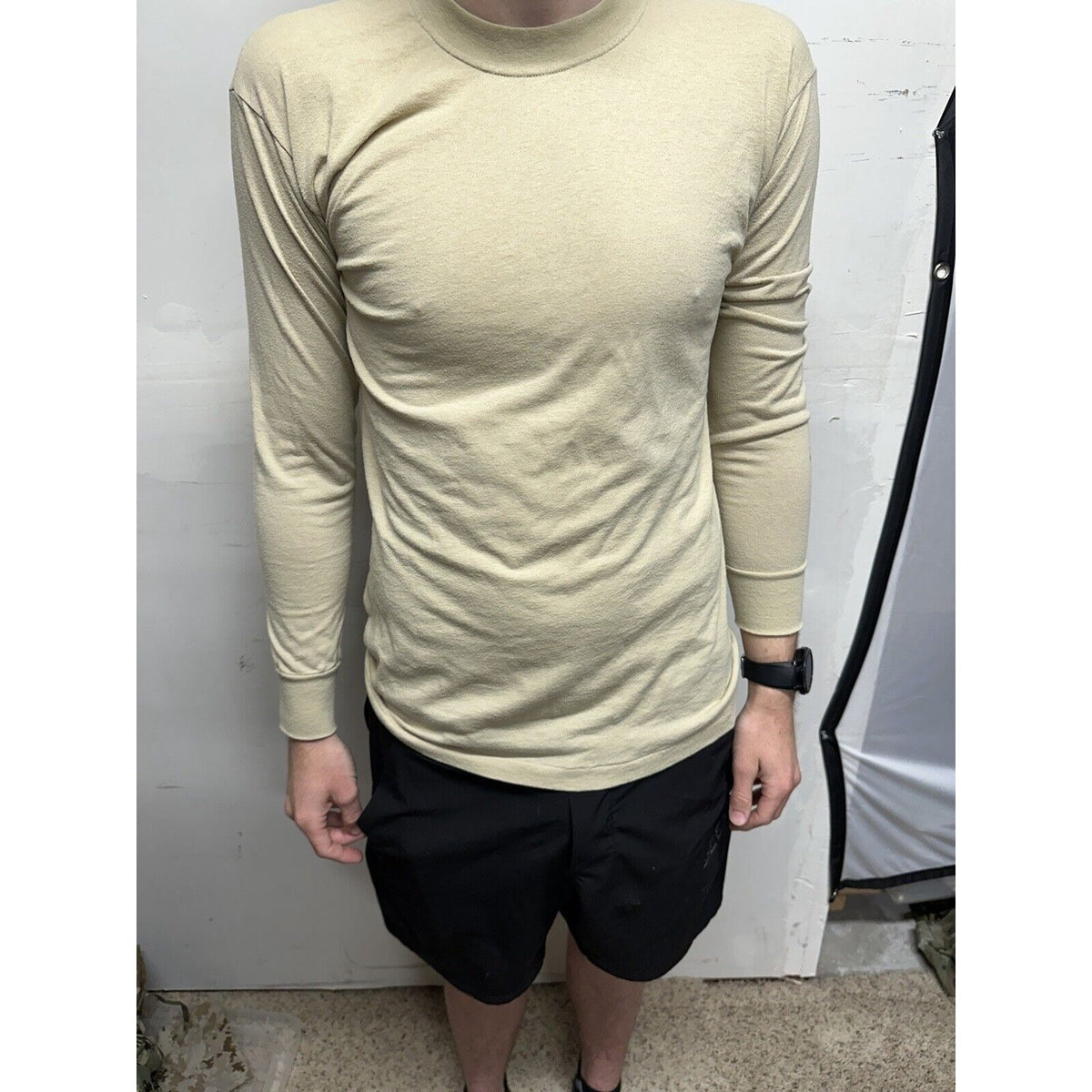 Men’s Tan duke Medium Long Sleeve Civil Air Patrol Uniform Shirt