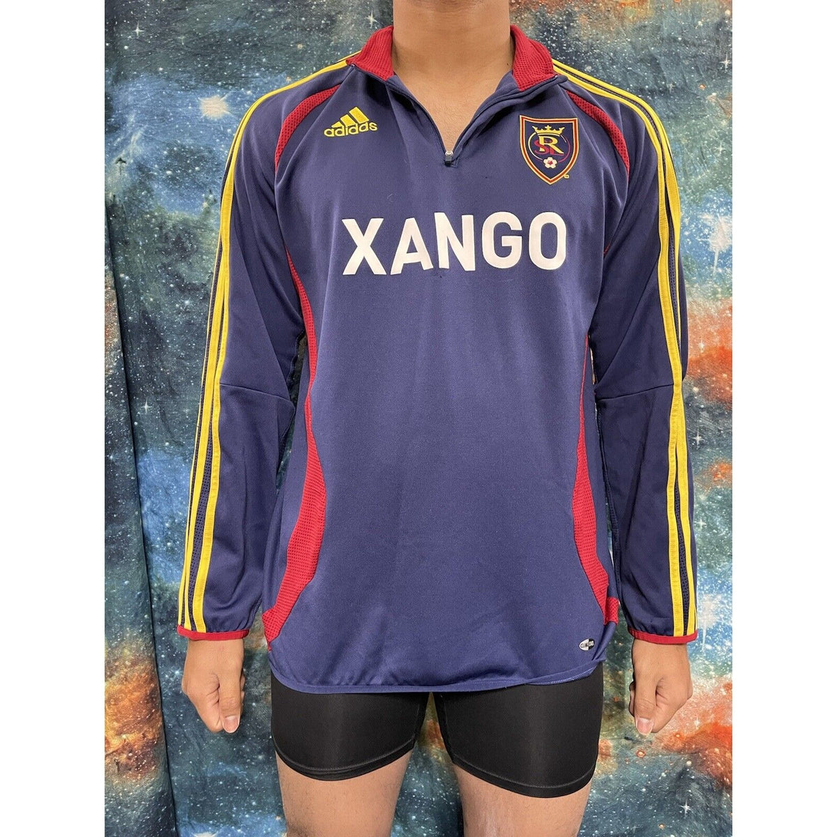 Men’s Adidas Large Xango 1/4 zip jacket