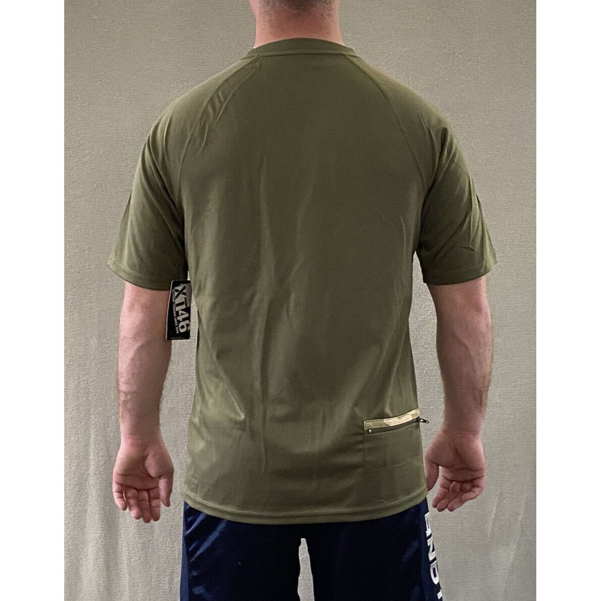 Soffe Extreme Training XT46 Men’s Medium Green Camo Military Polyester Shirt NWT