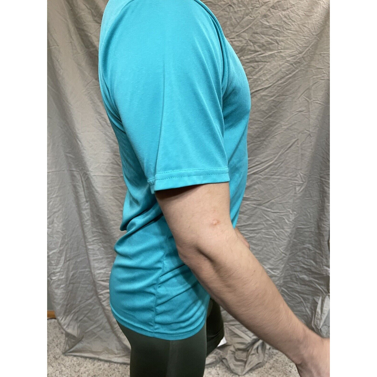 Men's Augusta Sportswear Moisture Management Athletic shirt teal adult Medium