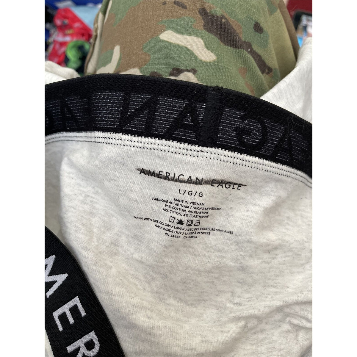 men's american eagle white compression shorts large New And Unworn