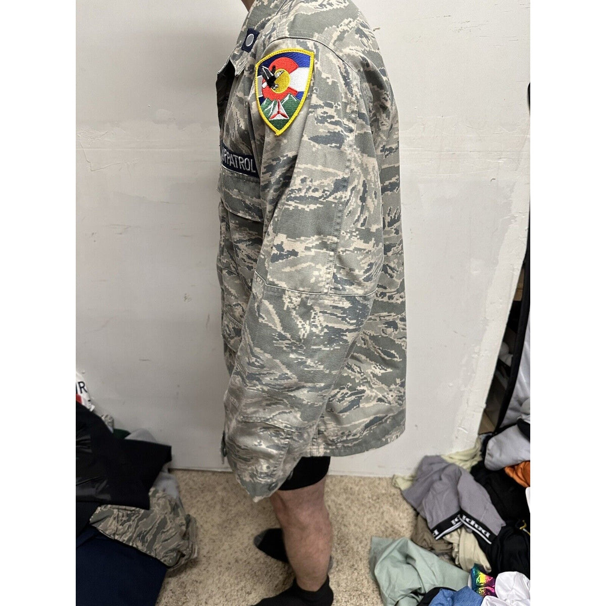 Men’s 42R Abu Airman Battle Uniform USAF Civil Air Patrol Blouse Top