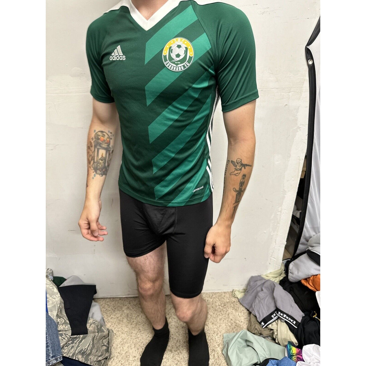 Youth Teen Large Green Adidas Coronado FC Soccer Jersey