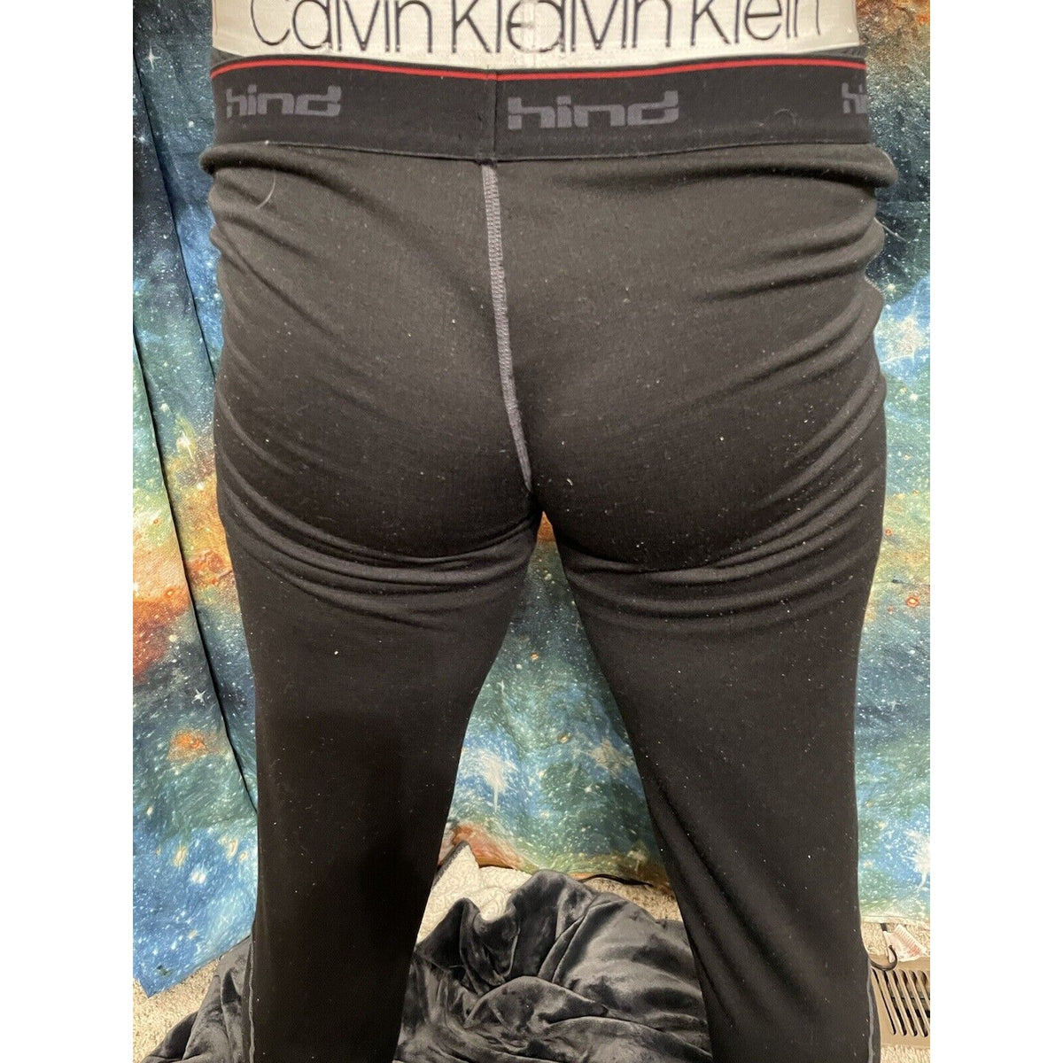 Men’s Hind XL Black Base Layer Pants Workout Running