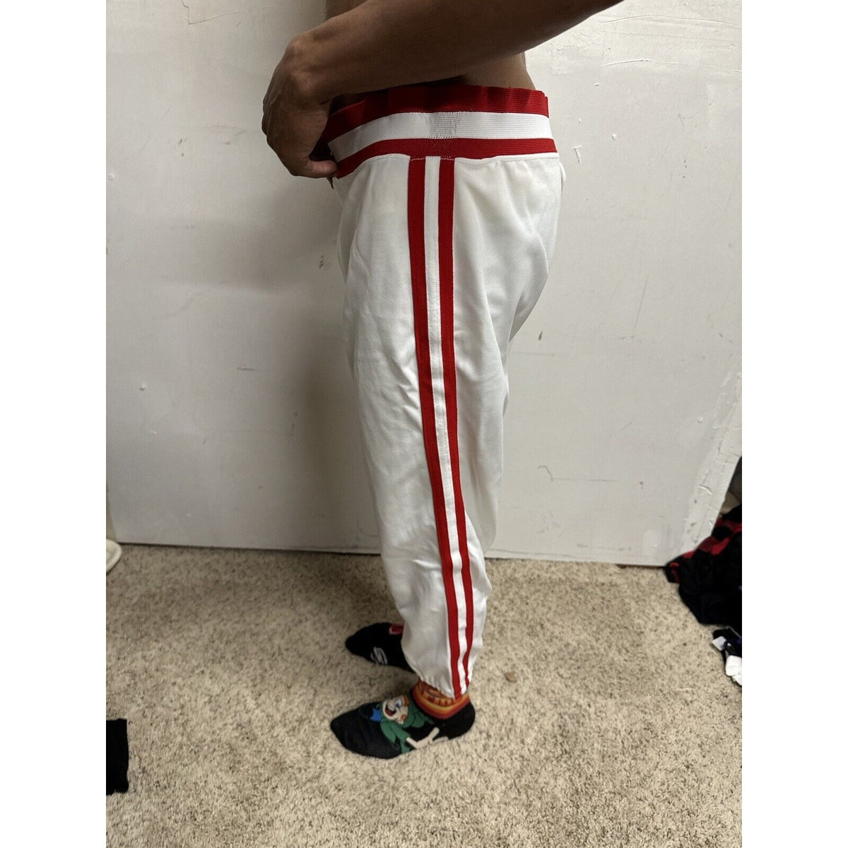 Men’s Pride XL Baseball Pants White And Red