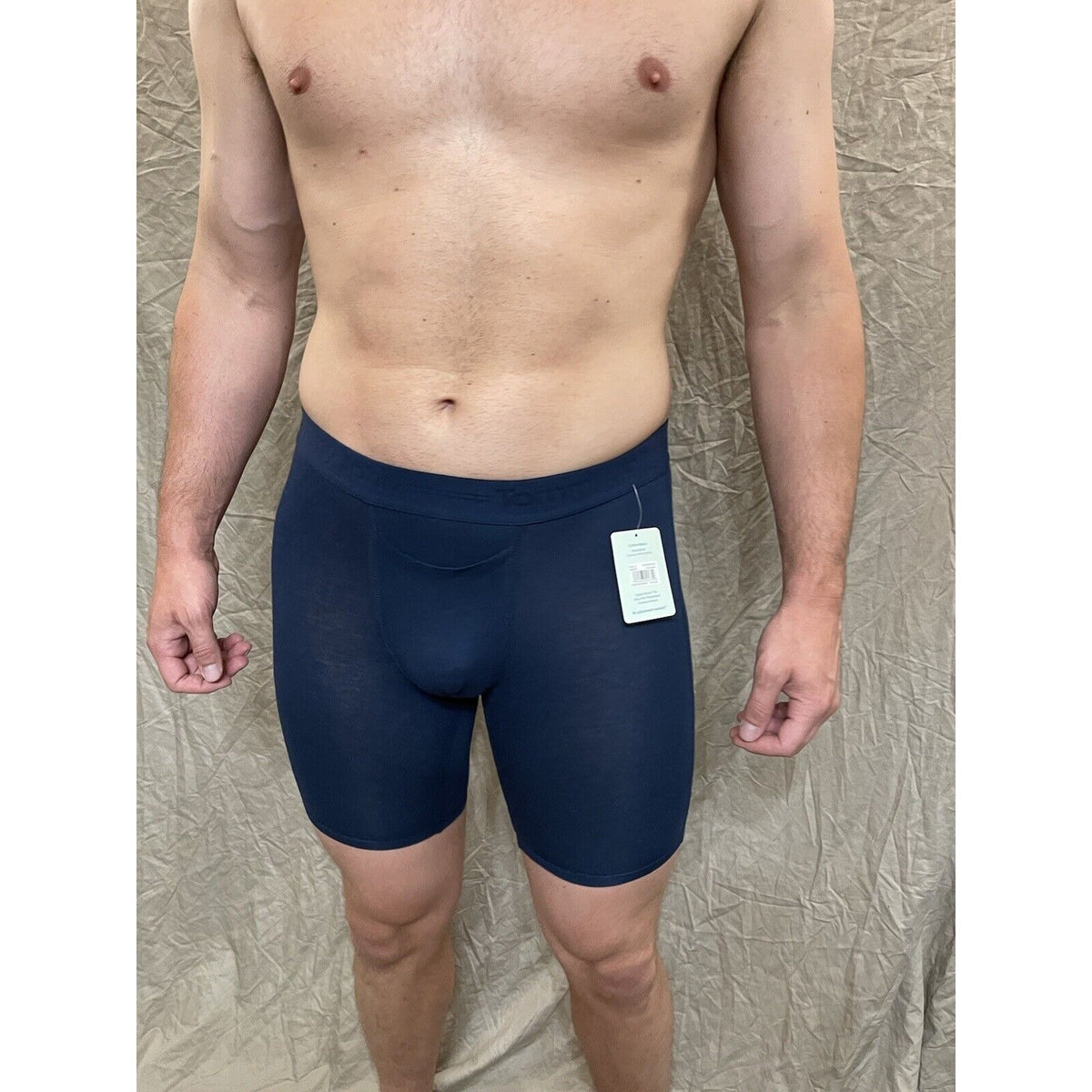 men's Dress Blue tommy john cotton basics boxer brief small