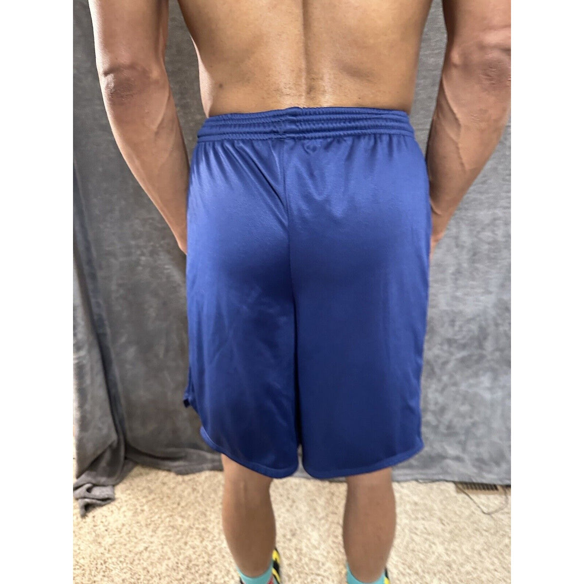 Men’s Cadet Air  Force Academy PT Blue Workout Athletic Shorts Small