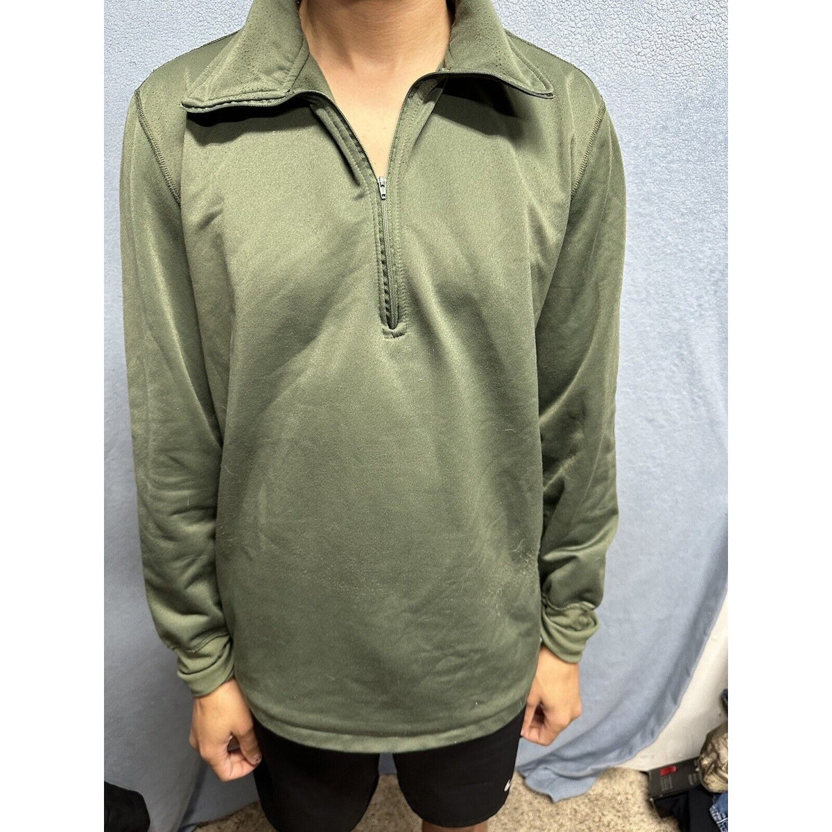 Men’s Military Army USAF Medium Green Sleeping Shirt Heat Retentive