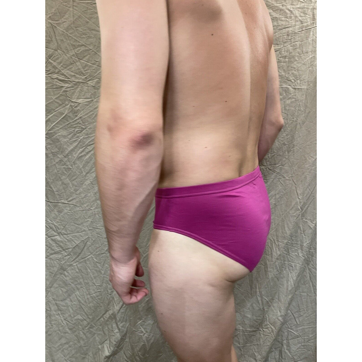men's Pink  papi large brief cotton