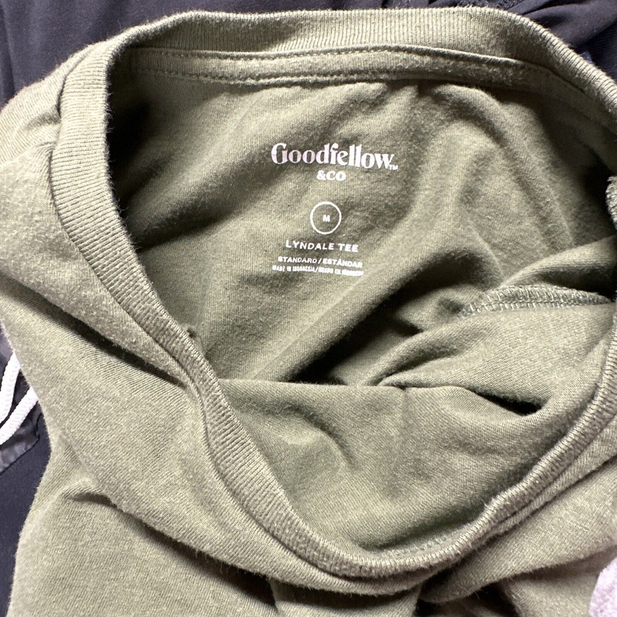 Men’s Olive Green Good Fellow Medium Lyndale Tee Tshirt