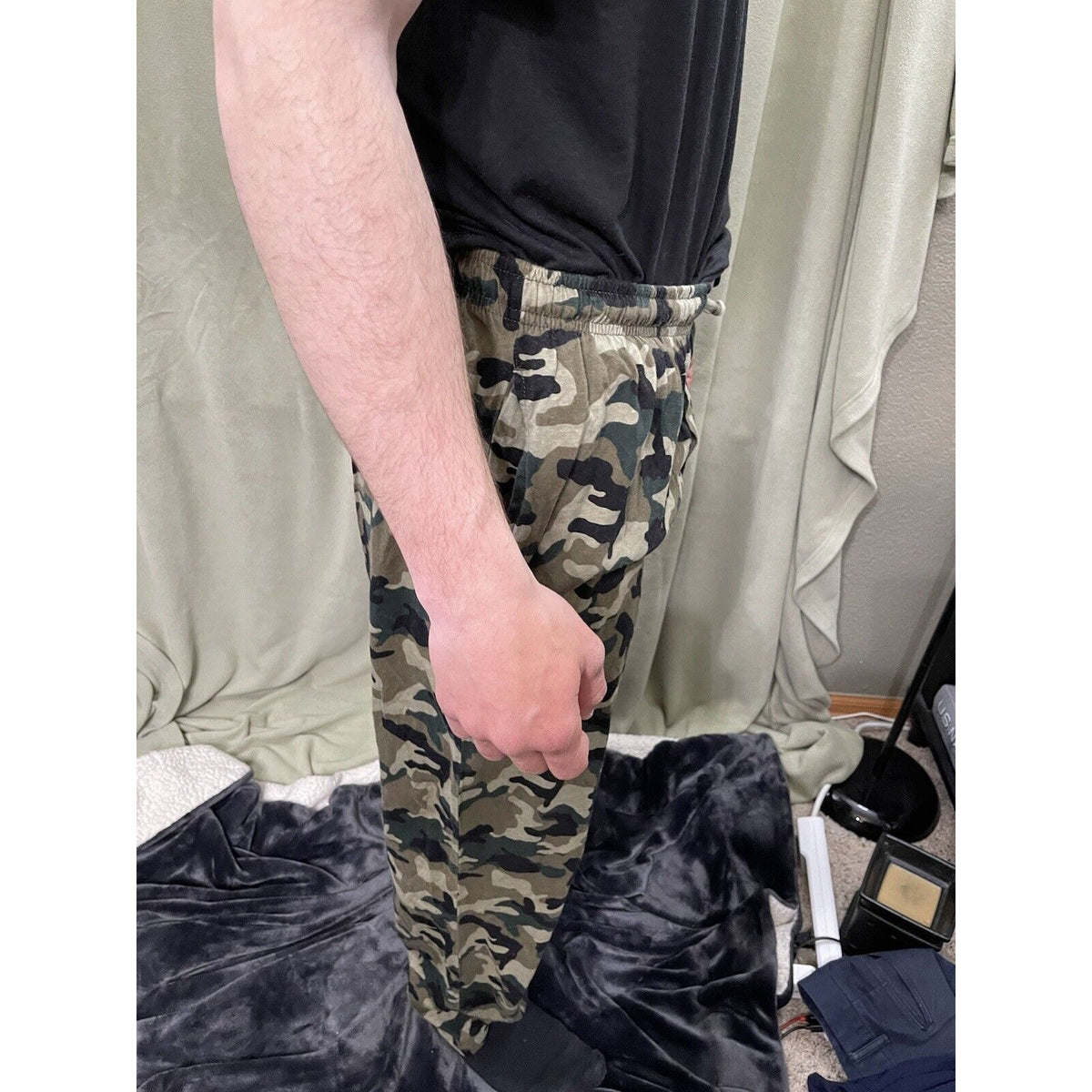 Men’s Medium Cotton Camo Addiction Lounge Pants Sleepwear Pajamas