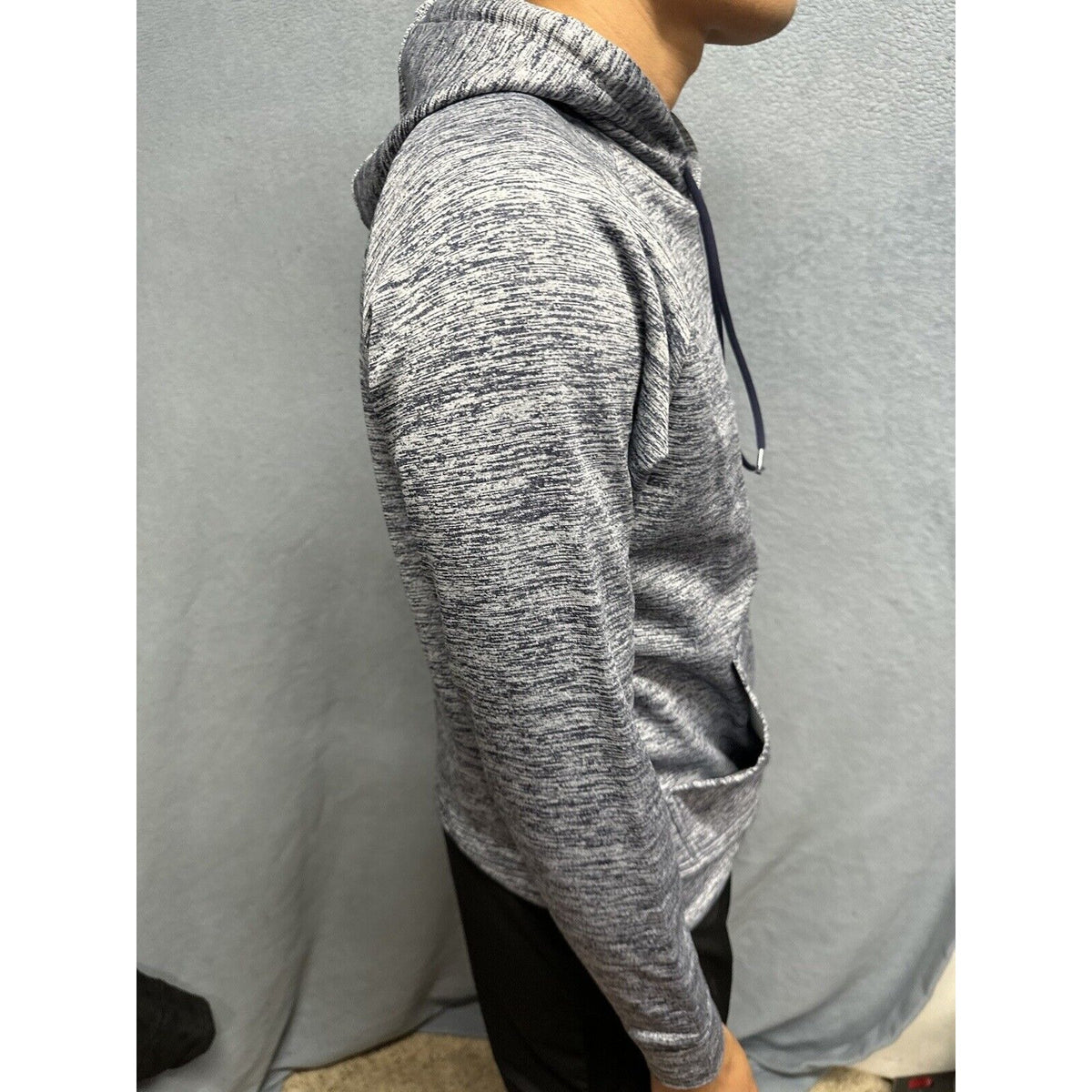 Men’s Blue And Gray Small Sport-tek Pine Creek High School Hockey Pullover Hoodi