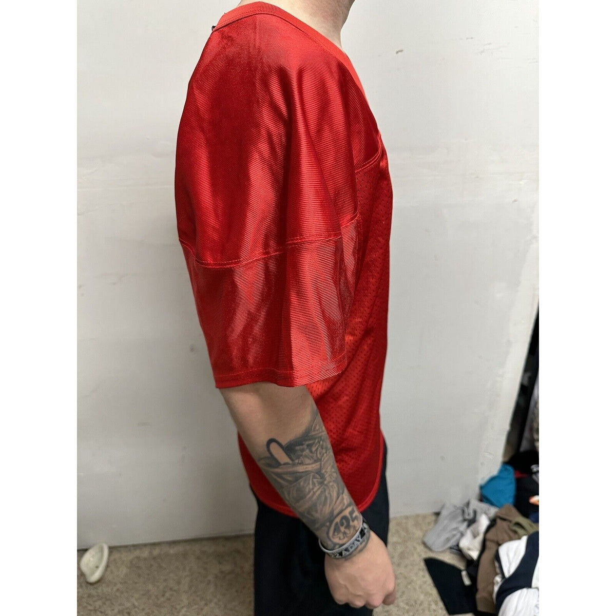 Men’s Red Nike Small Football Jersey