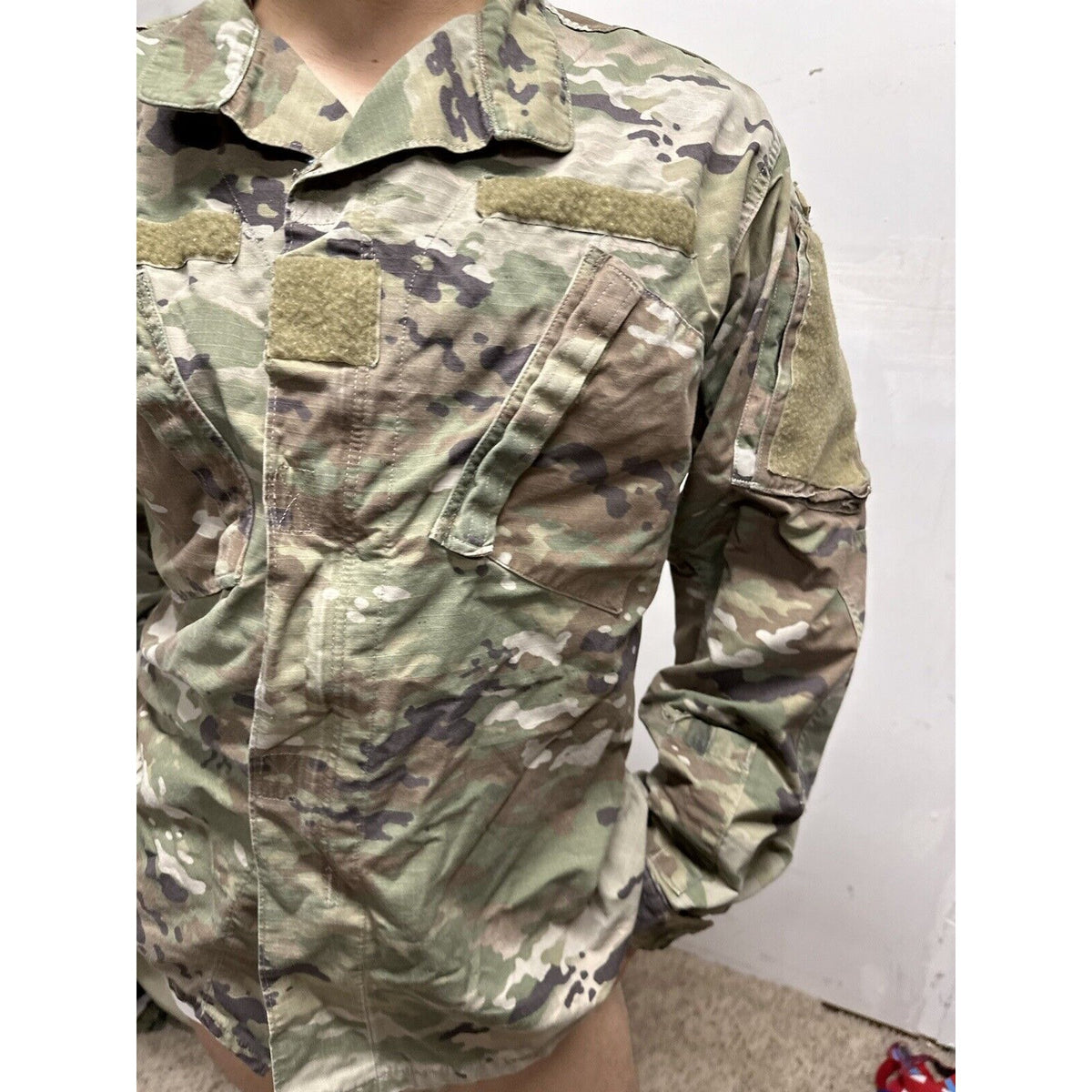 Men’s Ocp Army Combat Uniform Large Long Top Blouse Space Force