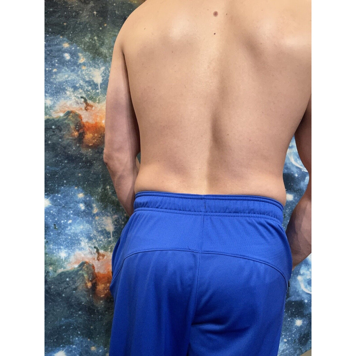 Men’s Nike Blue Large Rams Basketball Workout Pants