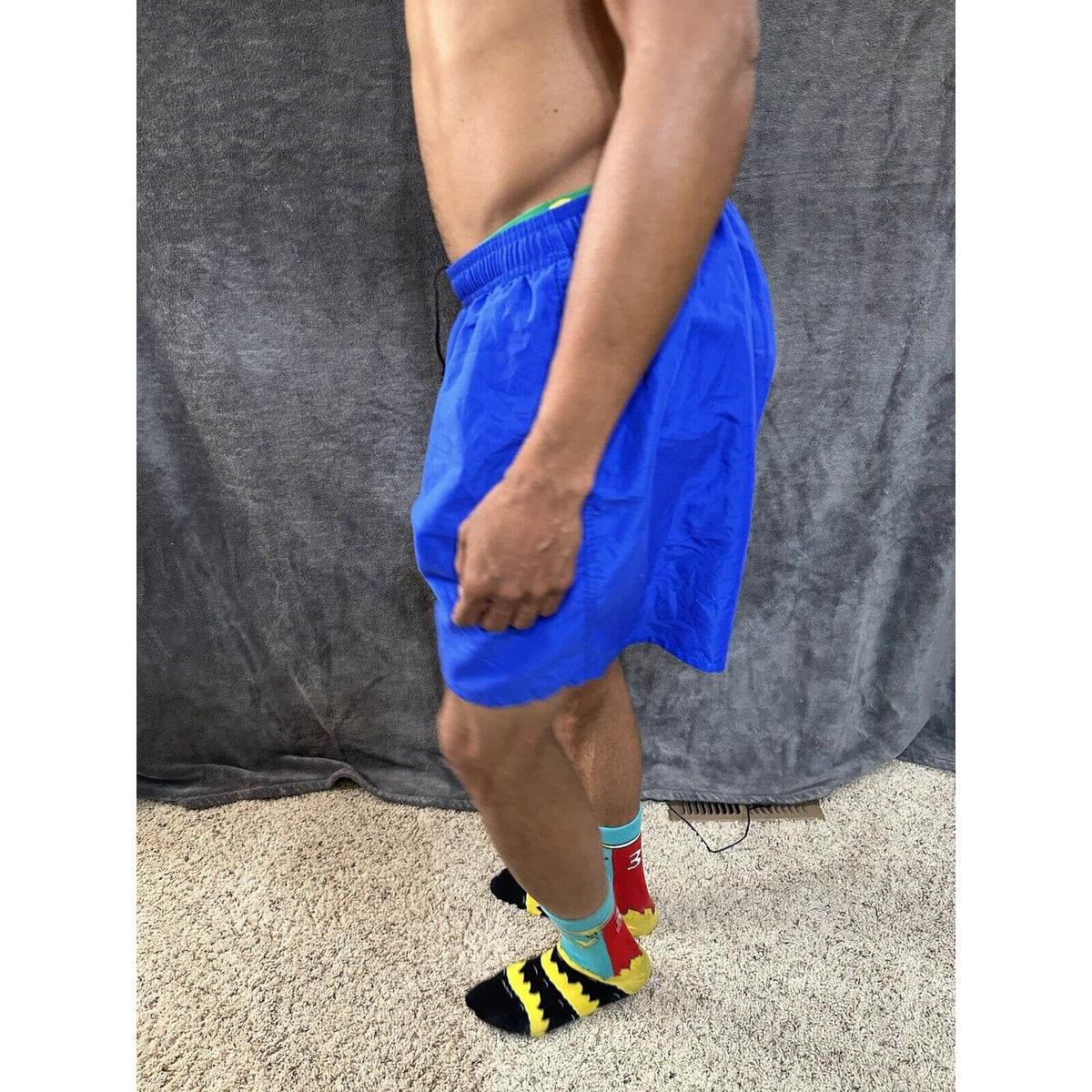 Men’s Blue Large USAFA Cadet Dolfin Swim Trunks Issued Air Force Academy