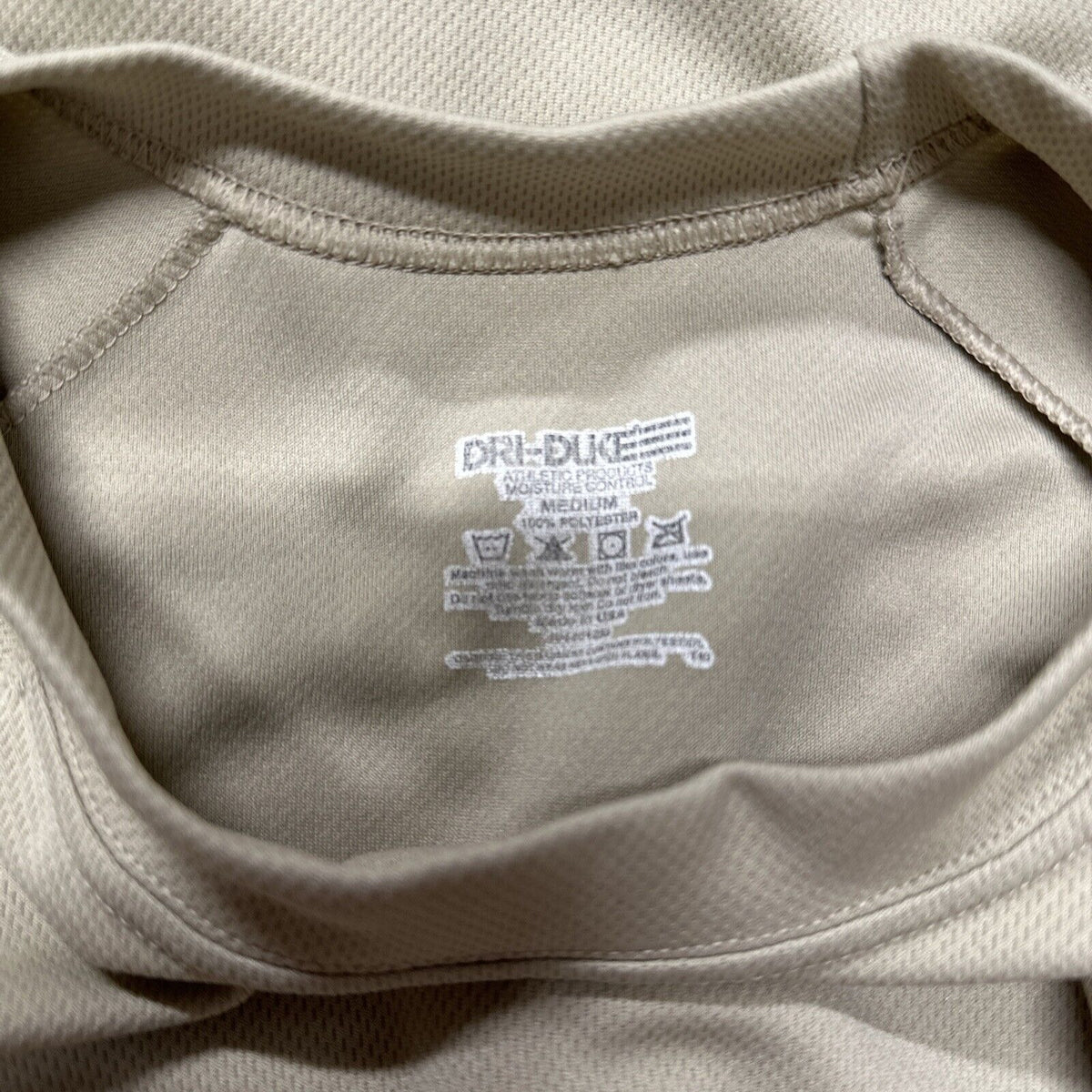 Men’s Dri-Duke Civil Air Patrol Military Tshirt Short Sleeve Desert Sand