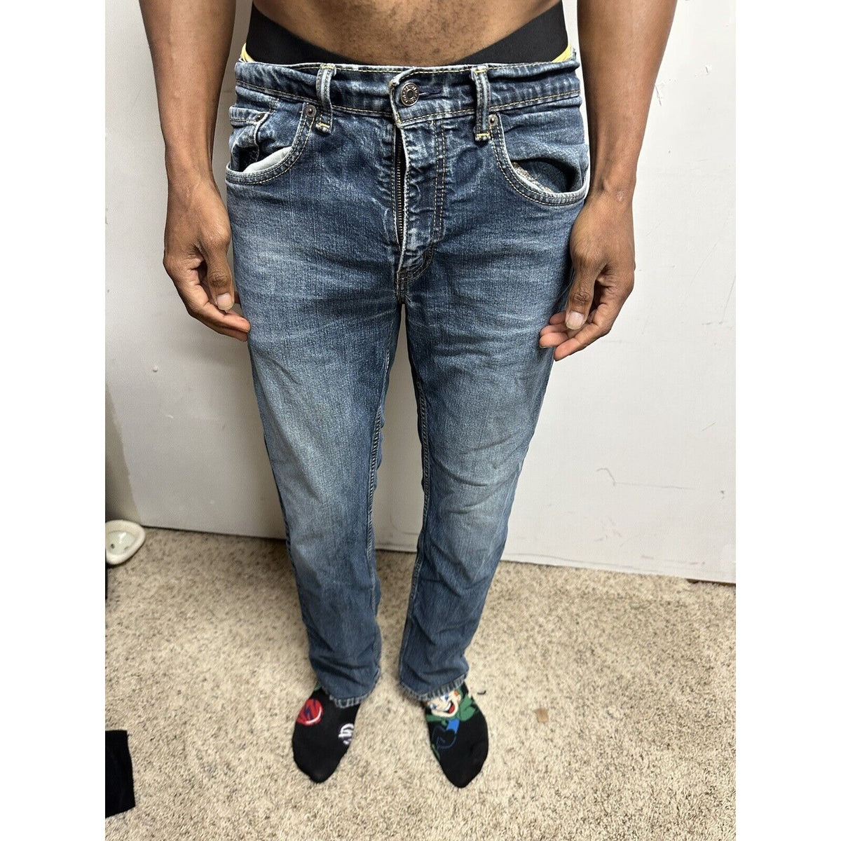Men’s Denizen Levi’s 285 Relaxed Fit 32 X 32 Blue Jeans