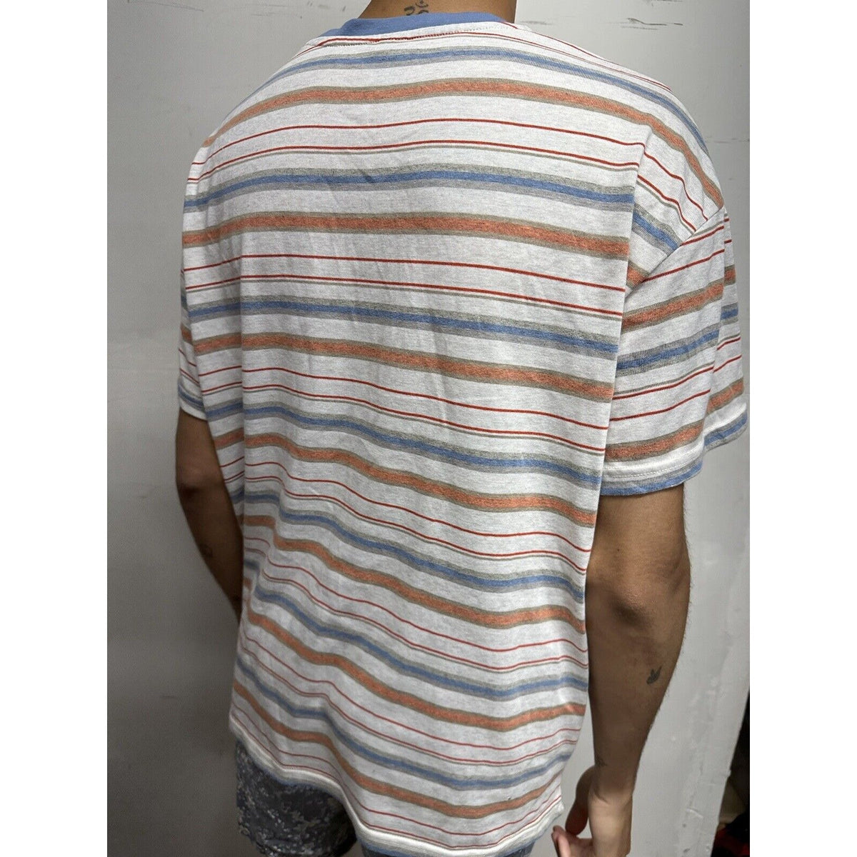 Men’s Dazy Striped Large Tshirt Multicolor