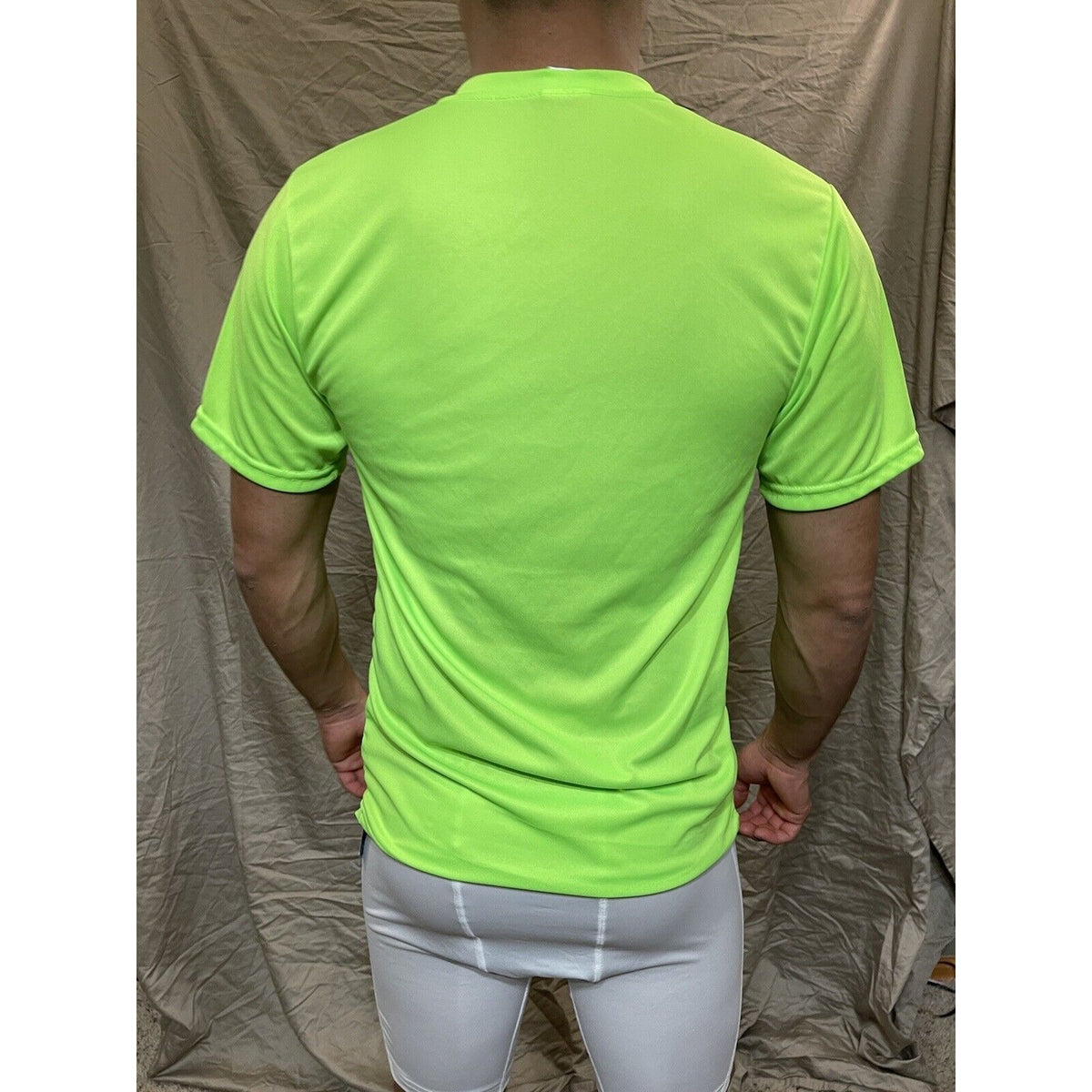 Men's Augusta Sportswear Moisture Management Athletic shirt Neon Green Medium