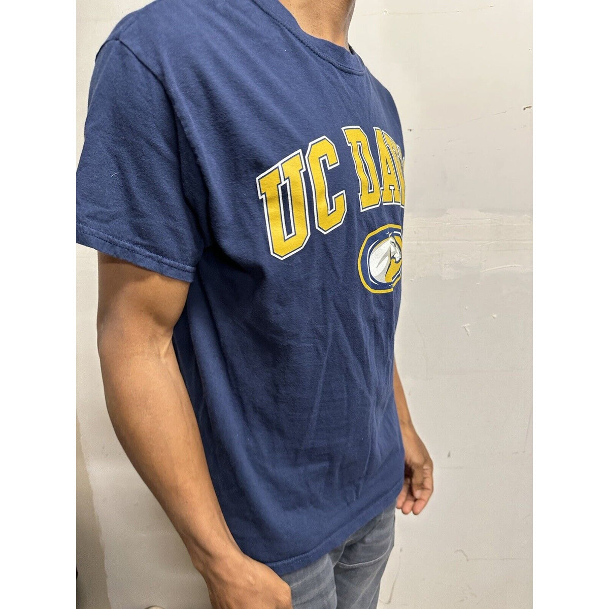 Men‘s Dark Blue Fantastics Large UC Davis University Of California Tshirt