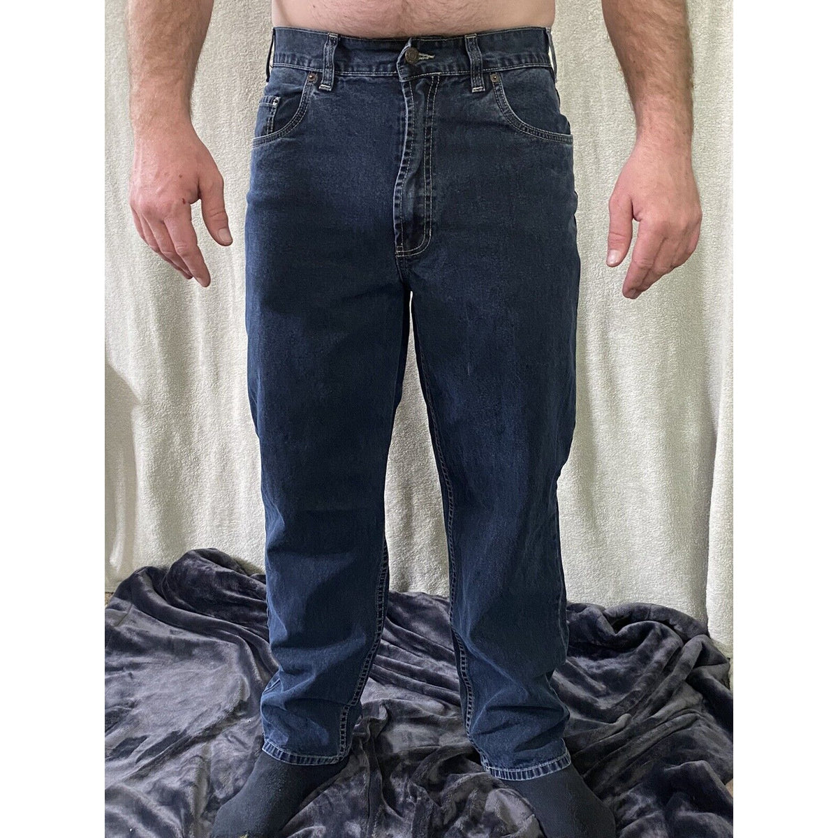 Old Navy Blue Jeans Straight Leg Fit Men’s 34X30