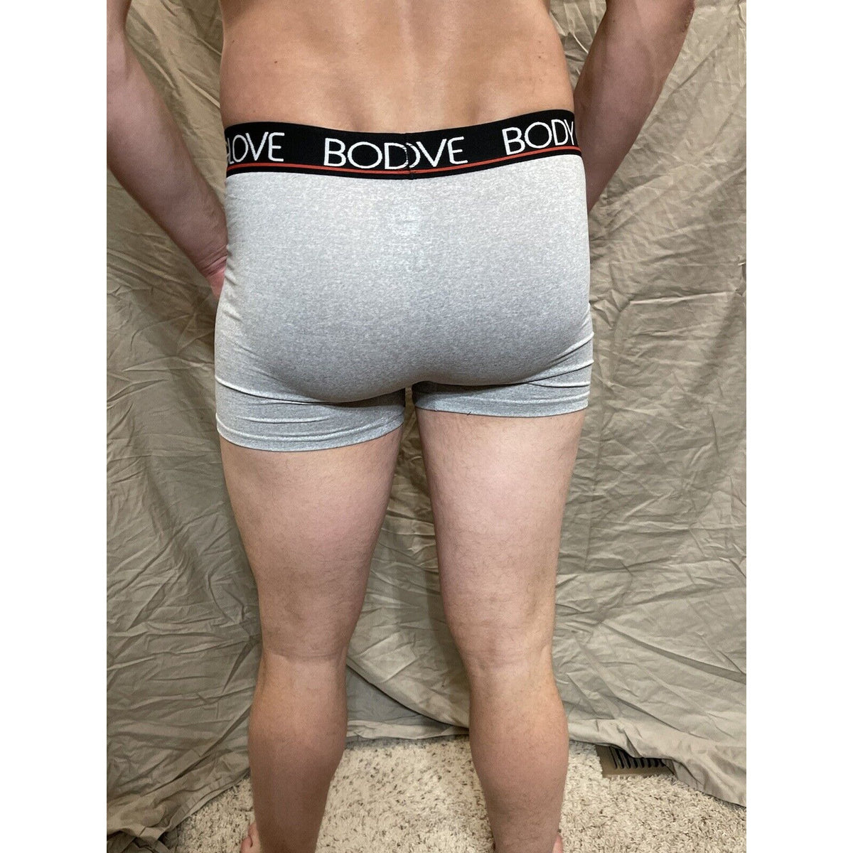 men's gray Body Glove Boxer Briefs Medium