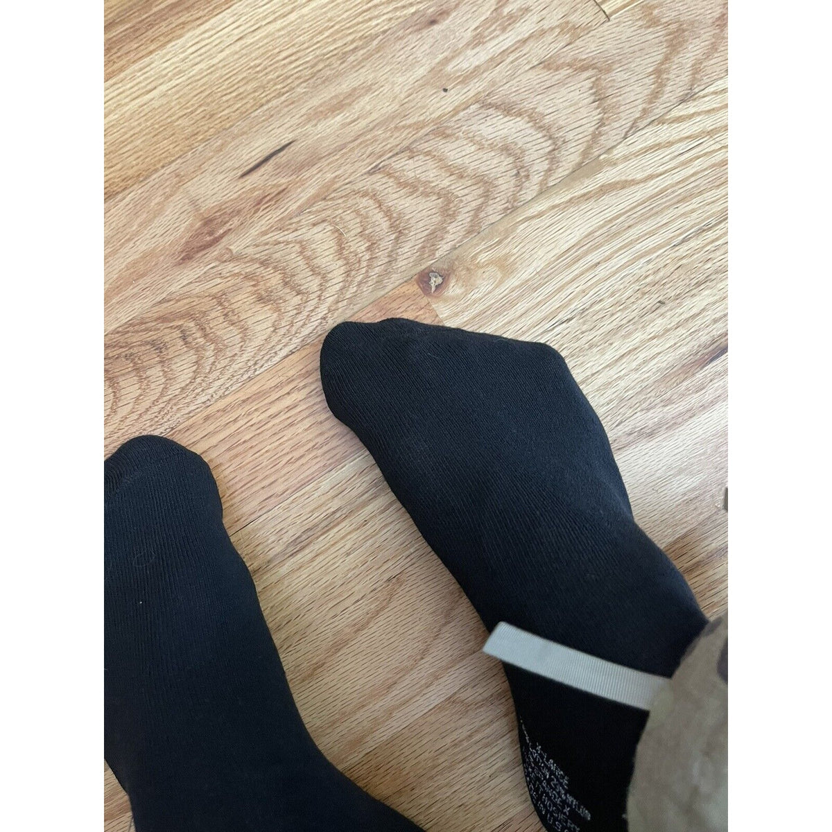 Military Defense Logistics Agency Boot socks XL Black cotton, Nylon, Spandex