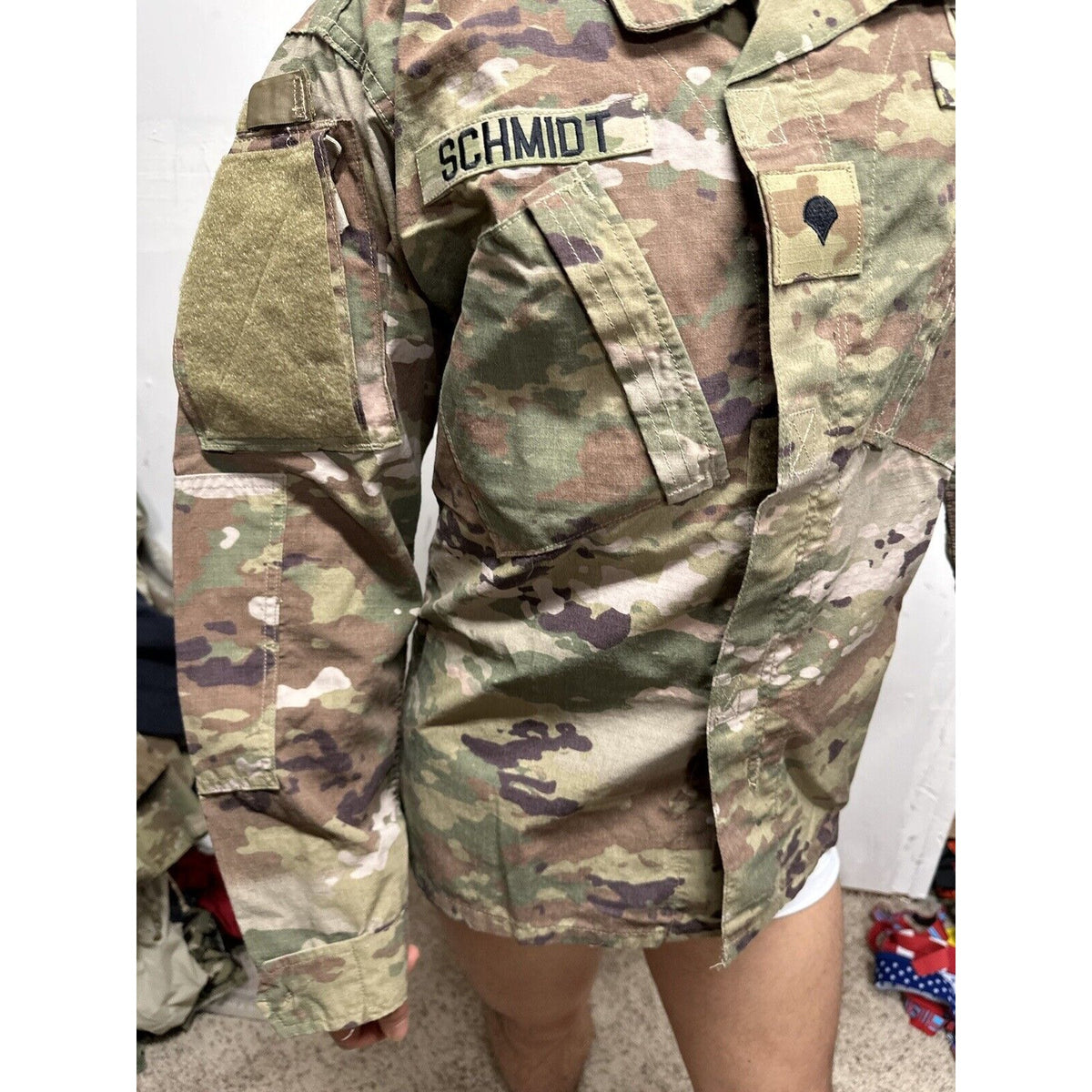 Men’s Ocp Top Specialist Rank Medium Regular Flame Resistant Army Combat Blouse