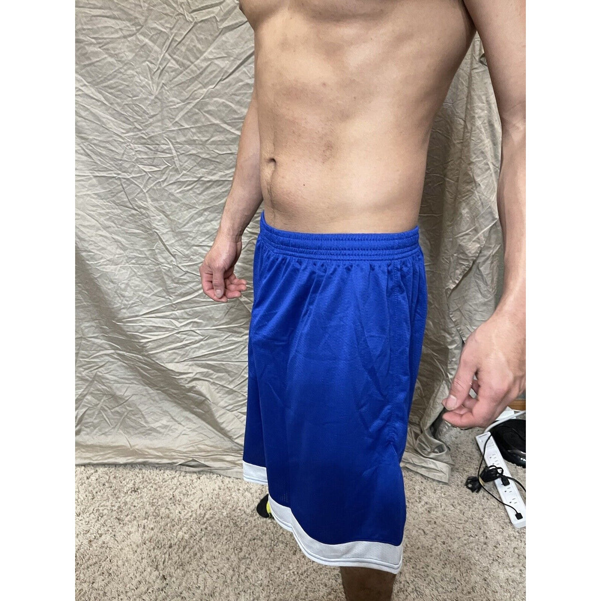 Men's Large  Royal Blue Under armour lacrosse style shorts
