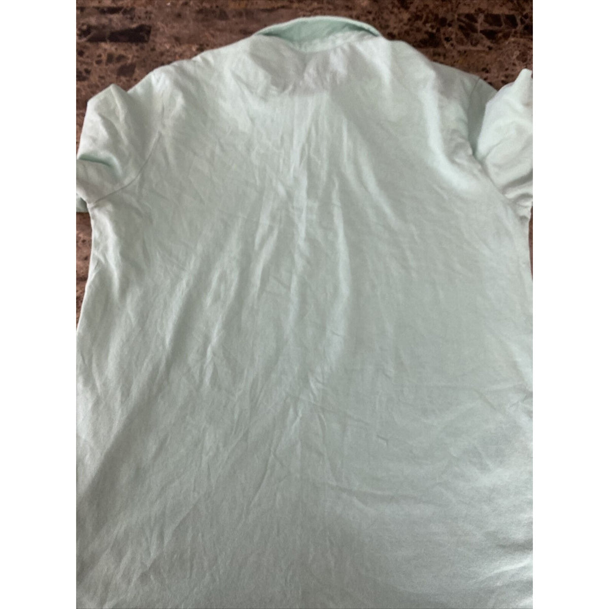 H&M Basic Fine Cotton Stretch Men's Medium Mint Green Polo Shirt