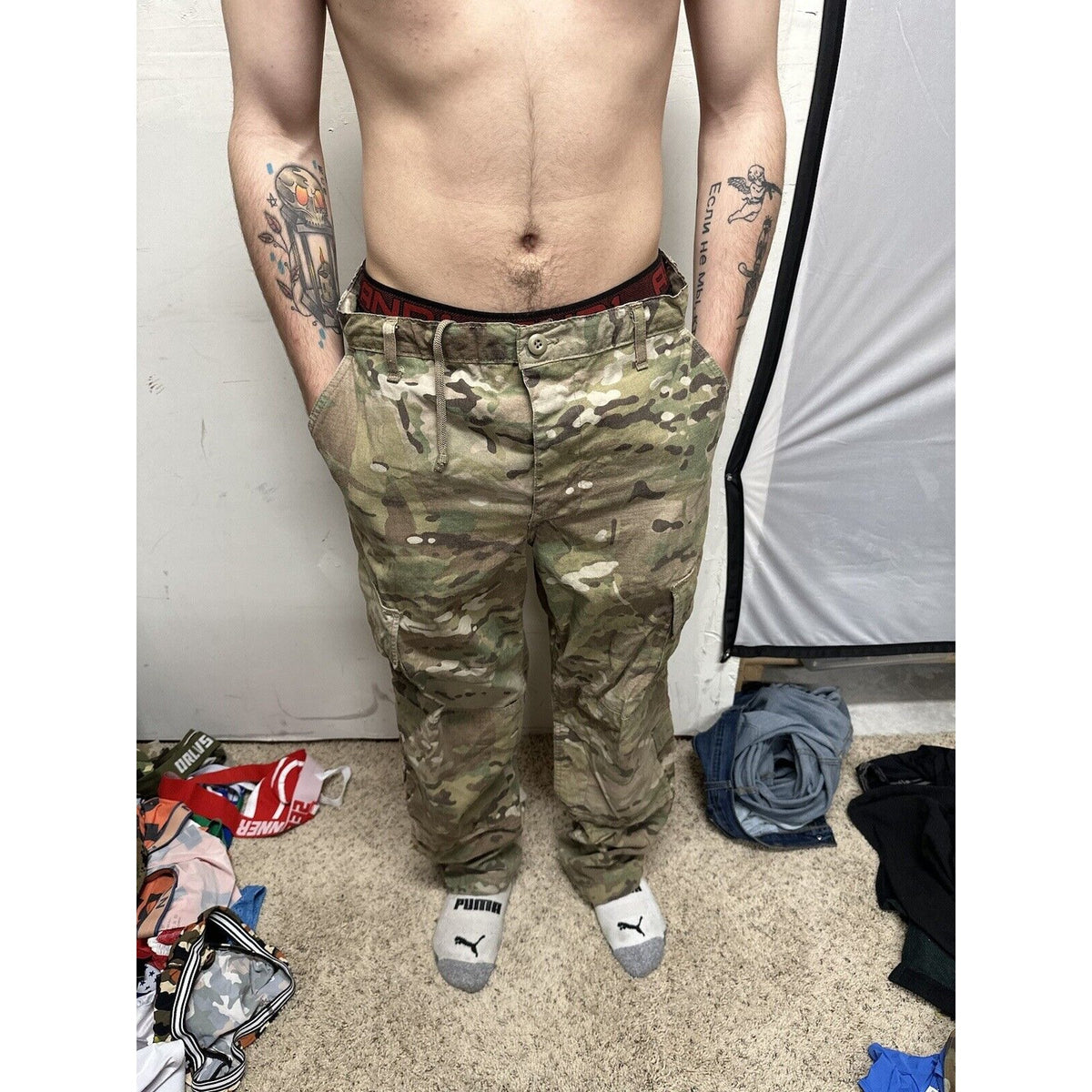 Men’s Army Air Force Ocp Pants Trousers Flame Resistant Medium Regular