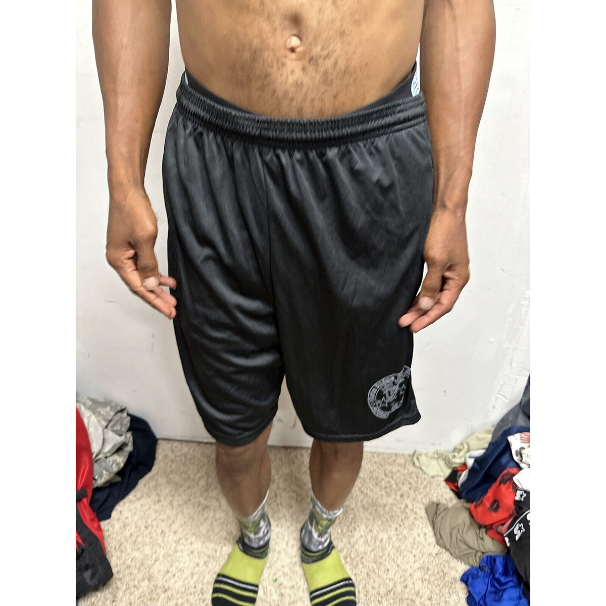 Men’s Black A4 Medium Shorts Vista Ridge High School AFJROTC
