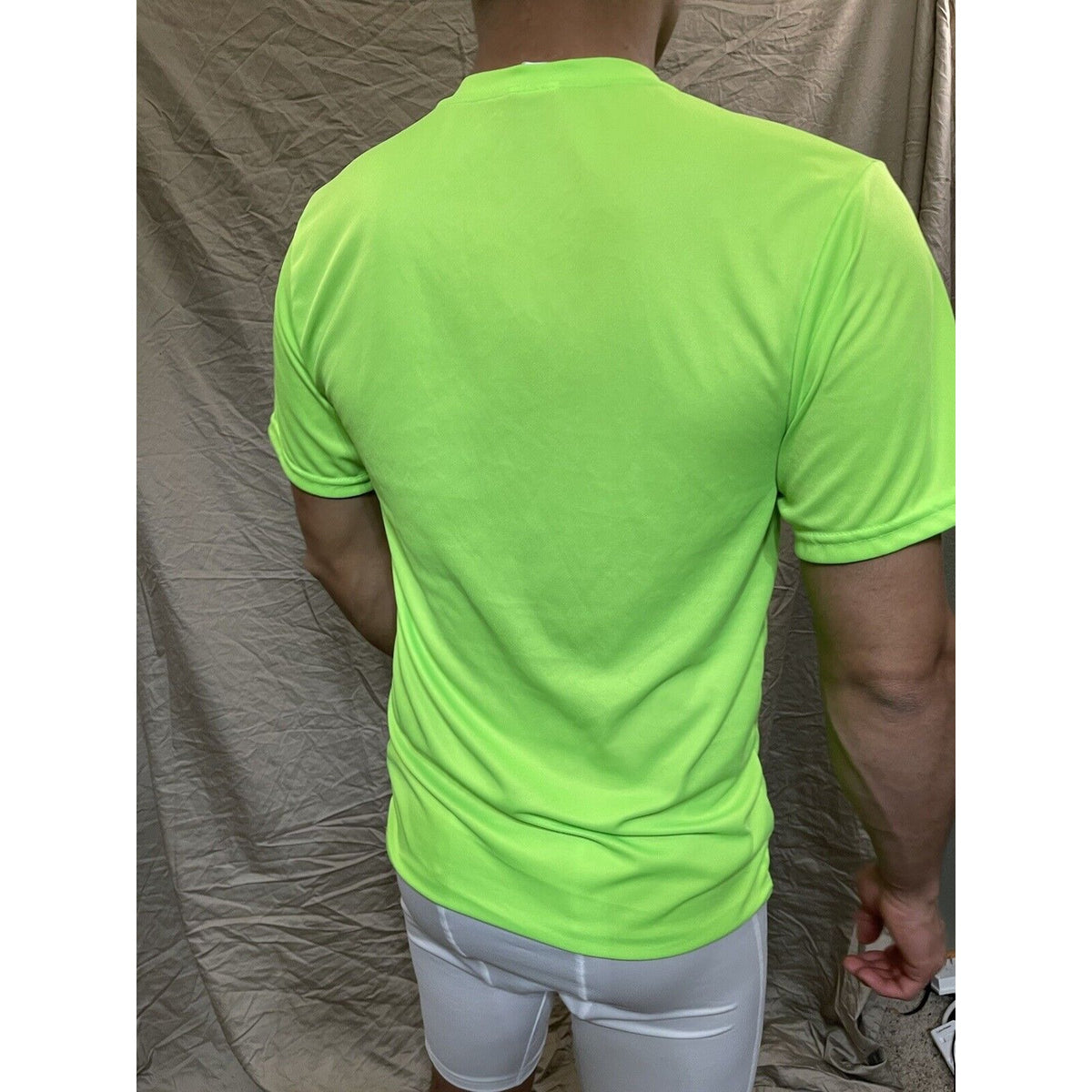 Men's Augusta Sportswear Moisture Management Athletic shirt Neon Green Medium