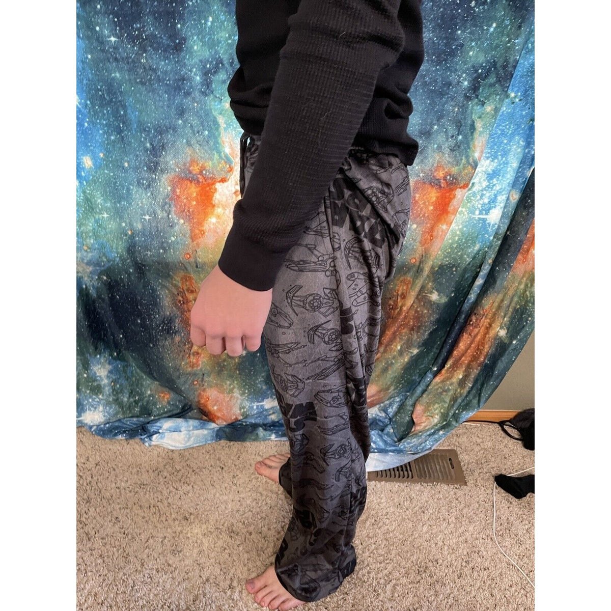 Star Wars Black Soft Lounge Pants Sleepware flannel