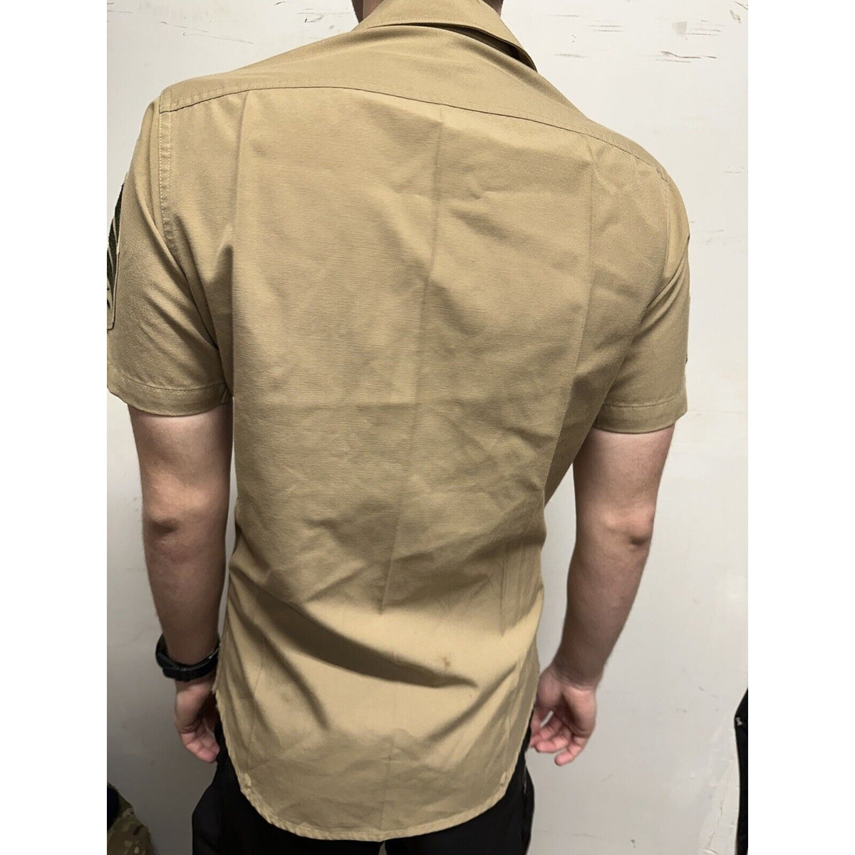 Men’s Medium Usmc Marine Button Up Uniform Shirt