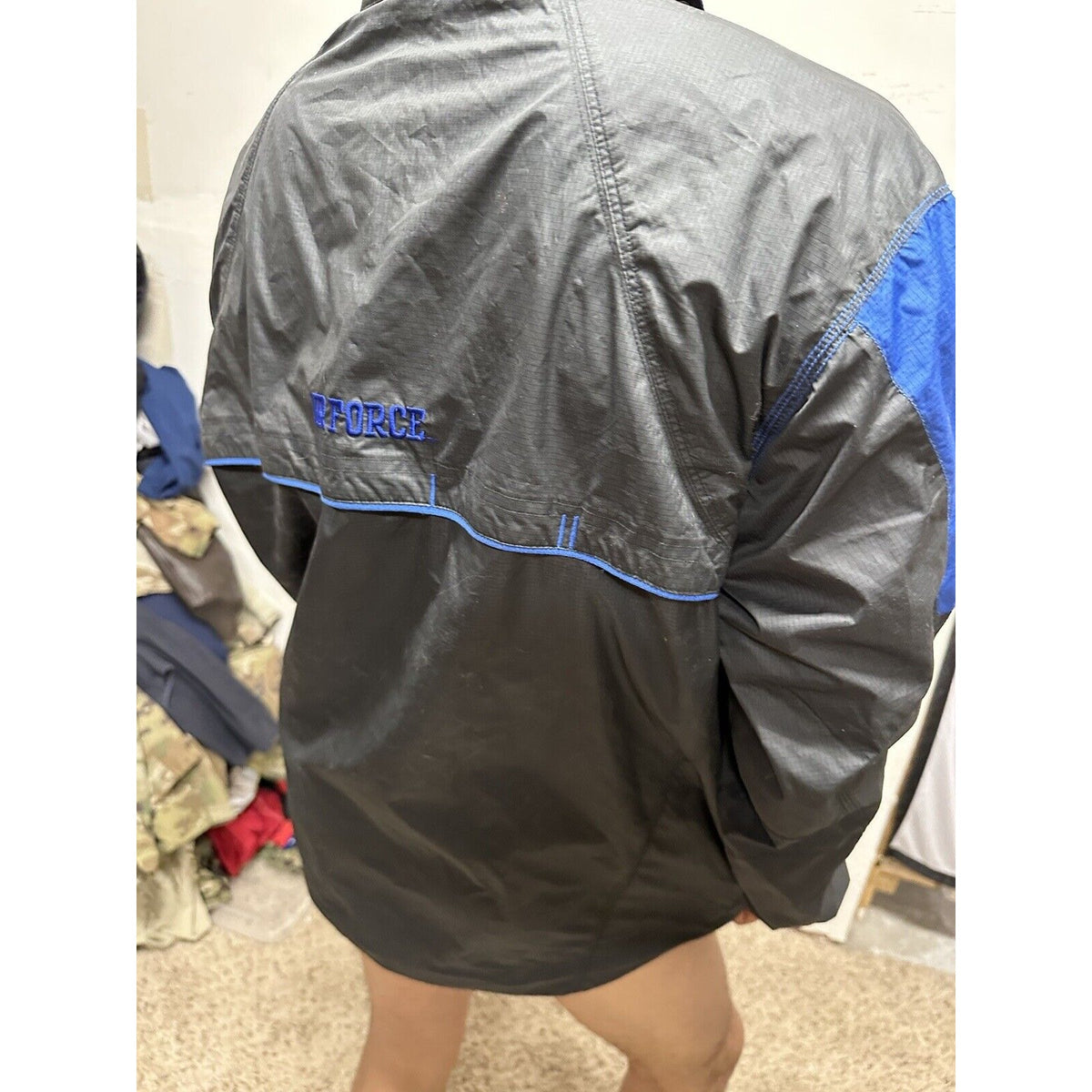 Men’s Nike Storm Fit Medium Blue USAFA Air Force Falcons Rain Jacket