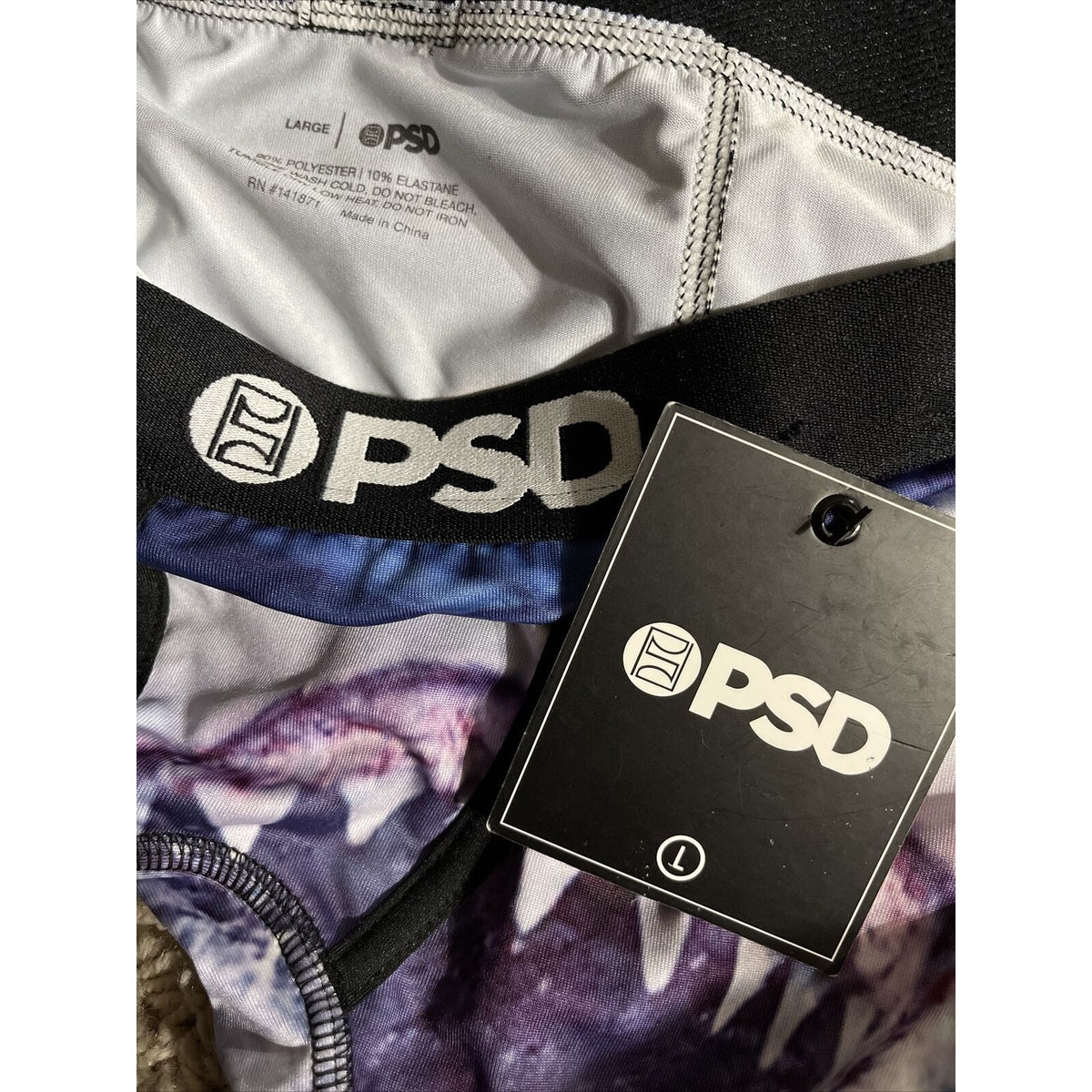 PSD Great White Shark Youth Large Boxer Briefs New