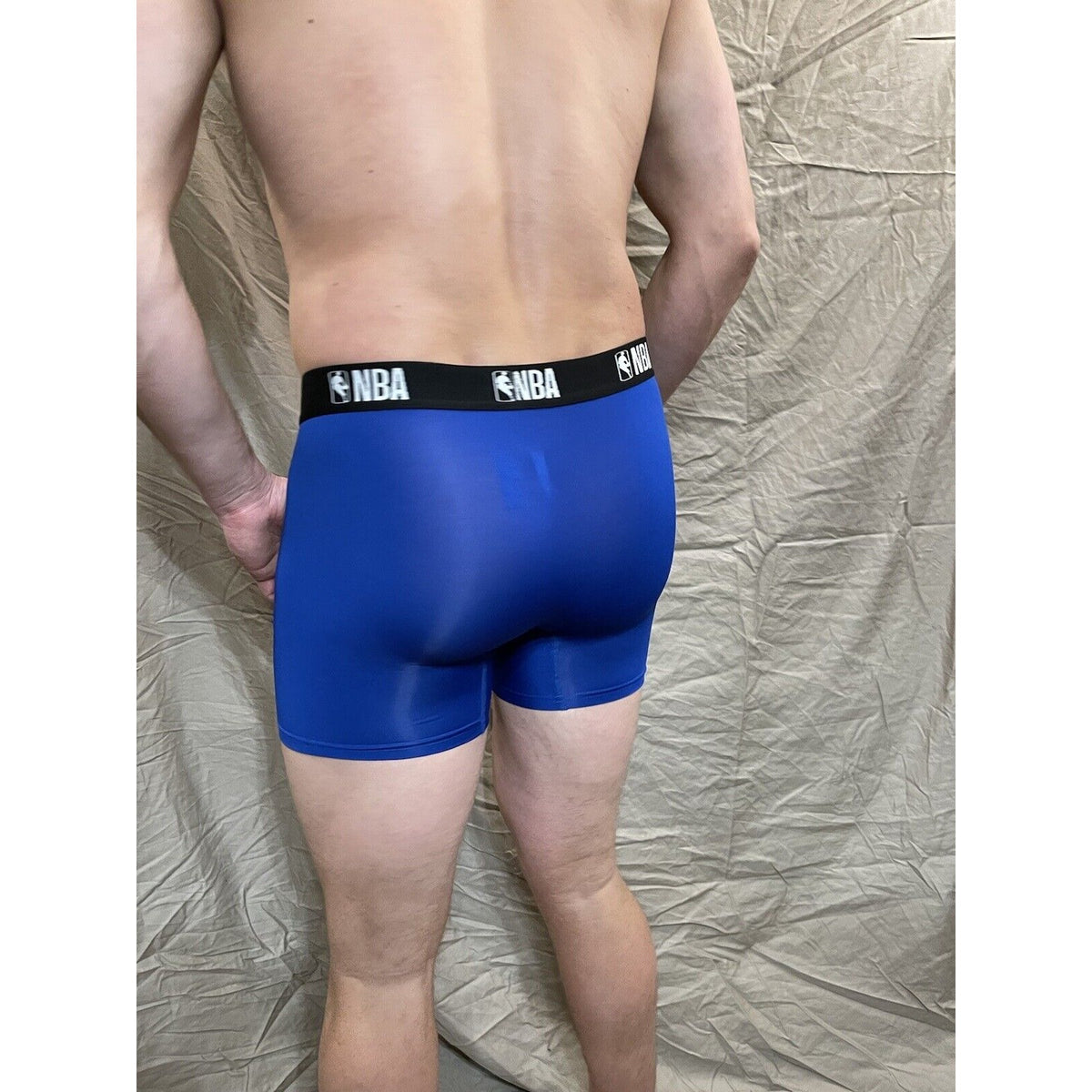 men's royal blue NBA compression shorts small