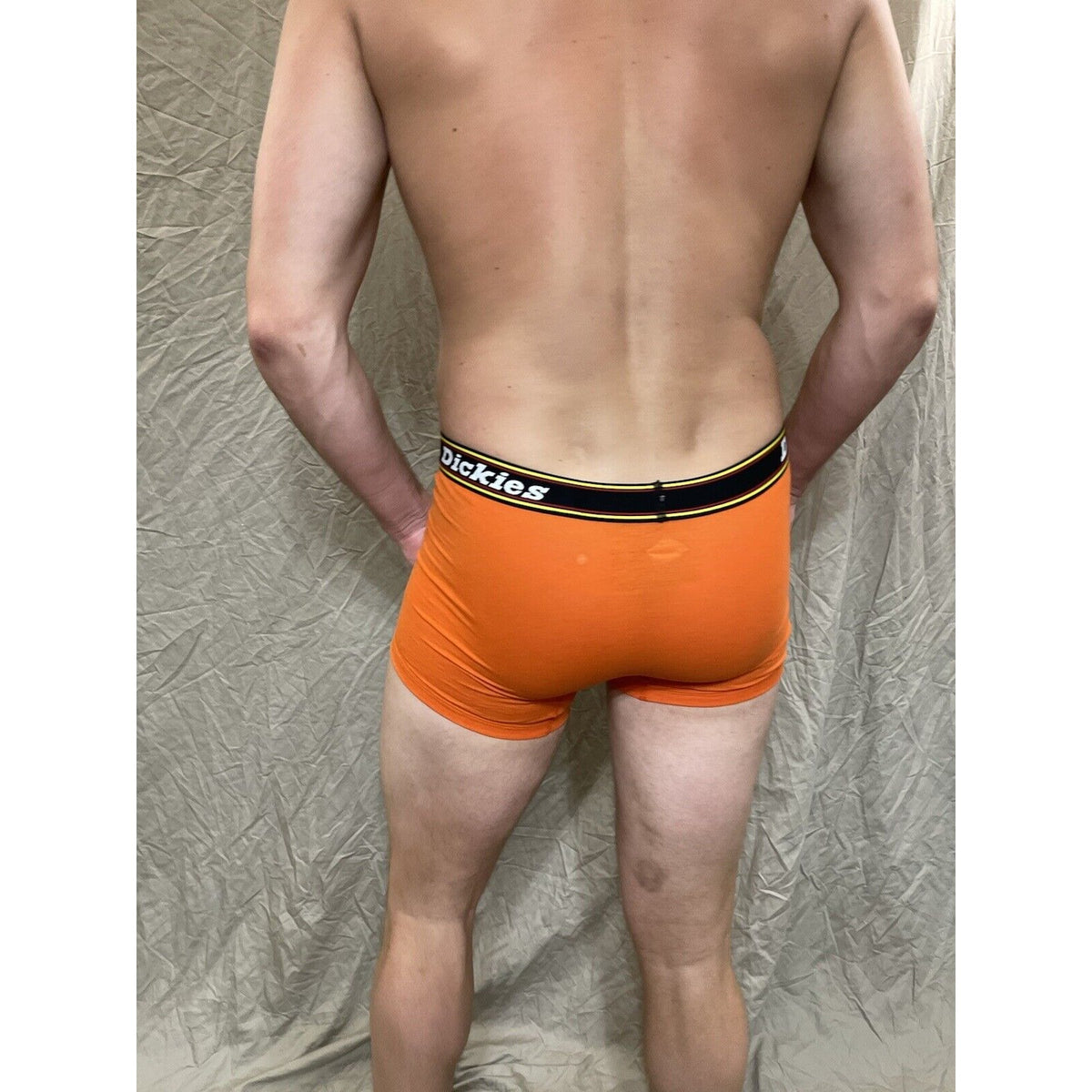 men's dickies Orange boxer briefs size small
