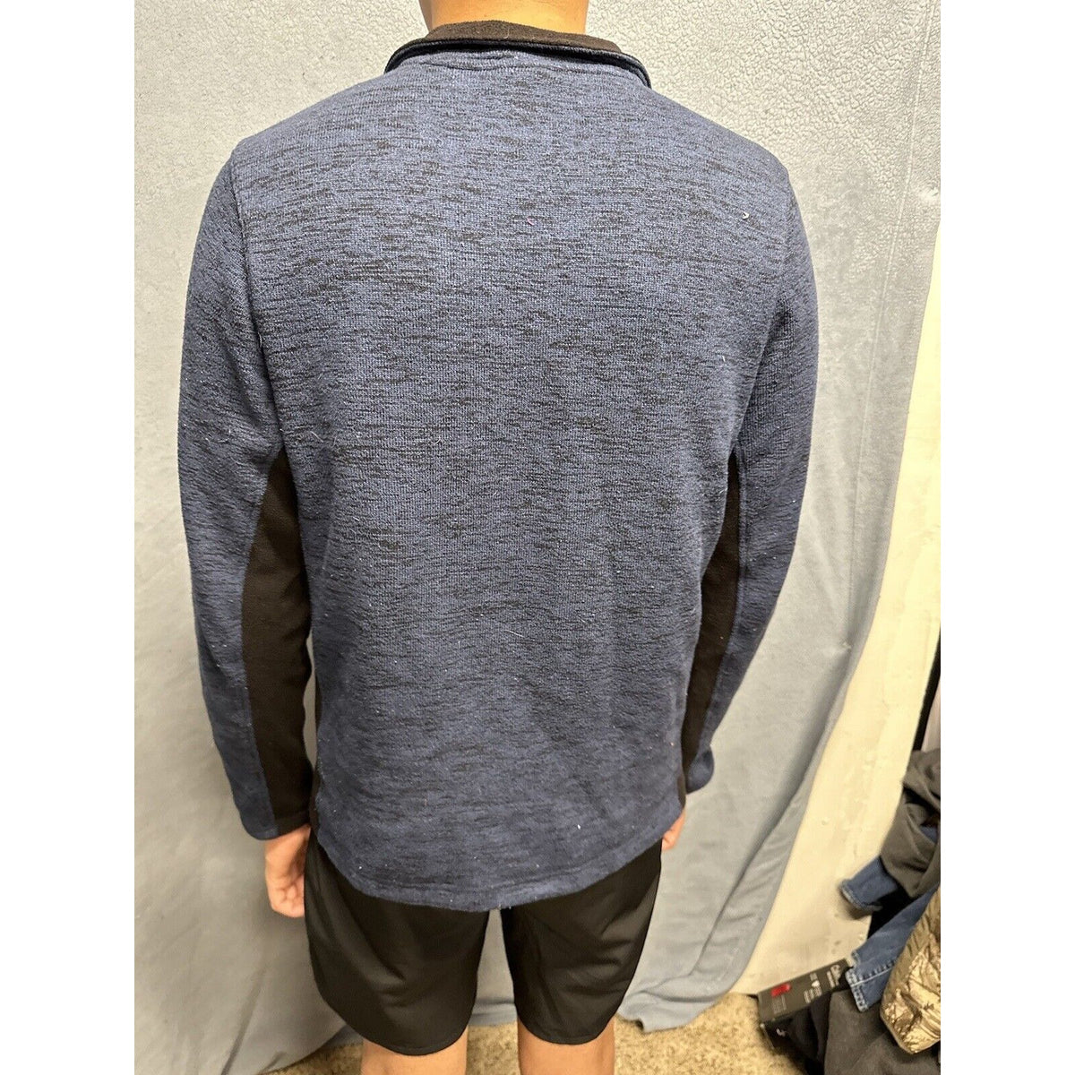 Men’s Blue 1/4 Zip Pullover Colorado Vail Gear For Sports Sweater