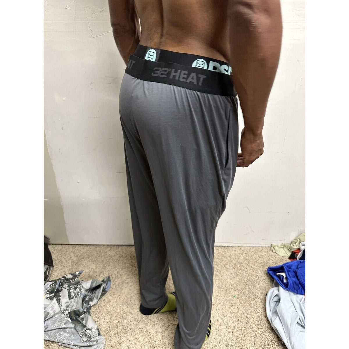 Men’s Large Gray 32 Degree Heat Sleepwear Lounge Pants