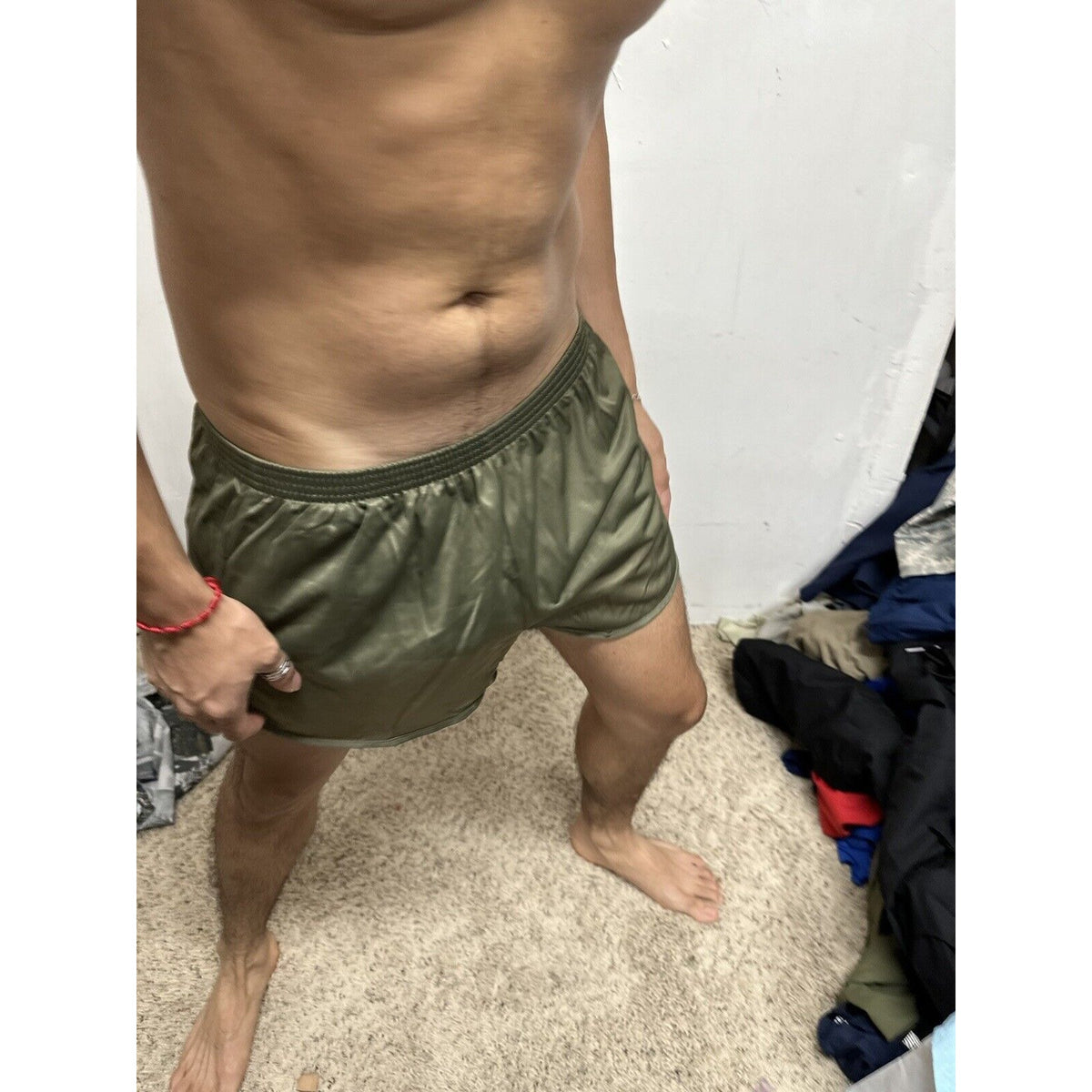 Men’s Olive Green Soffe Ranger Panties Silkies Medium