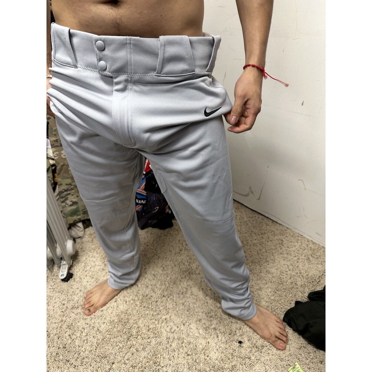 Men’s Gray Team Nike Baseball Pants Size Large