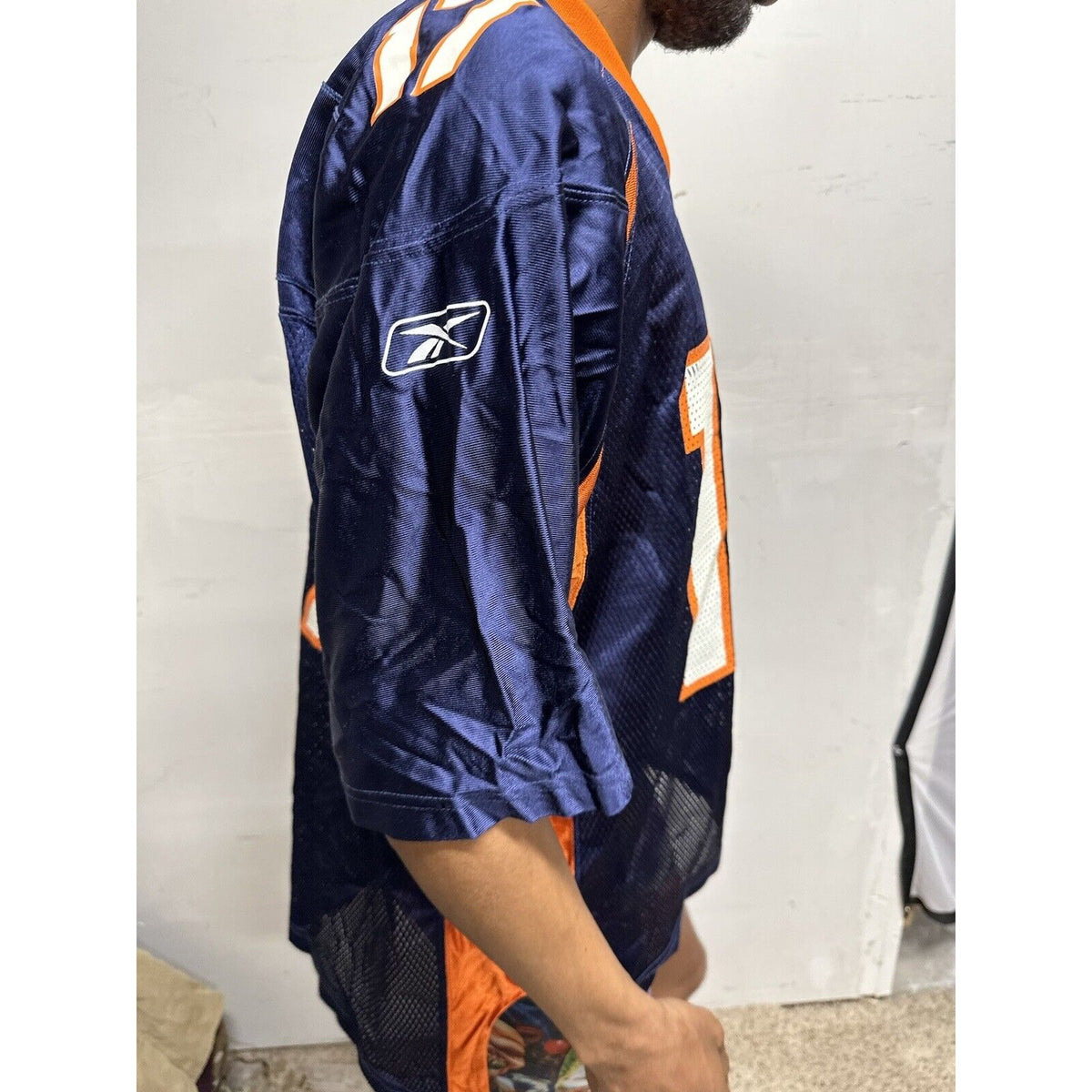 Men’s NFL Equipment Large Reebok Denver Broncos Football Jersey 17 Watts