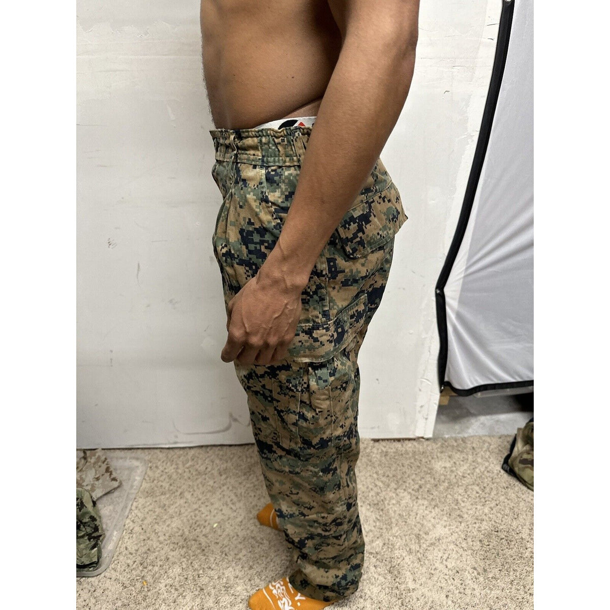 Men’s USMC Woodland Marine Pants Trousers Small Long