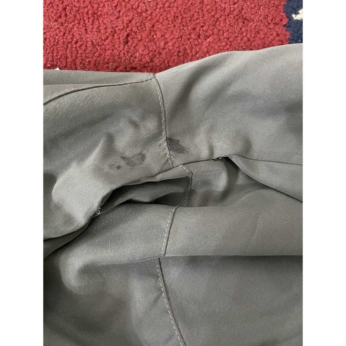 Russell Athletic Gray  Windbreaker Full-Zip Jacket Men Size XL Polyester