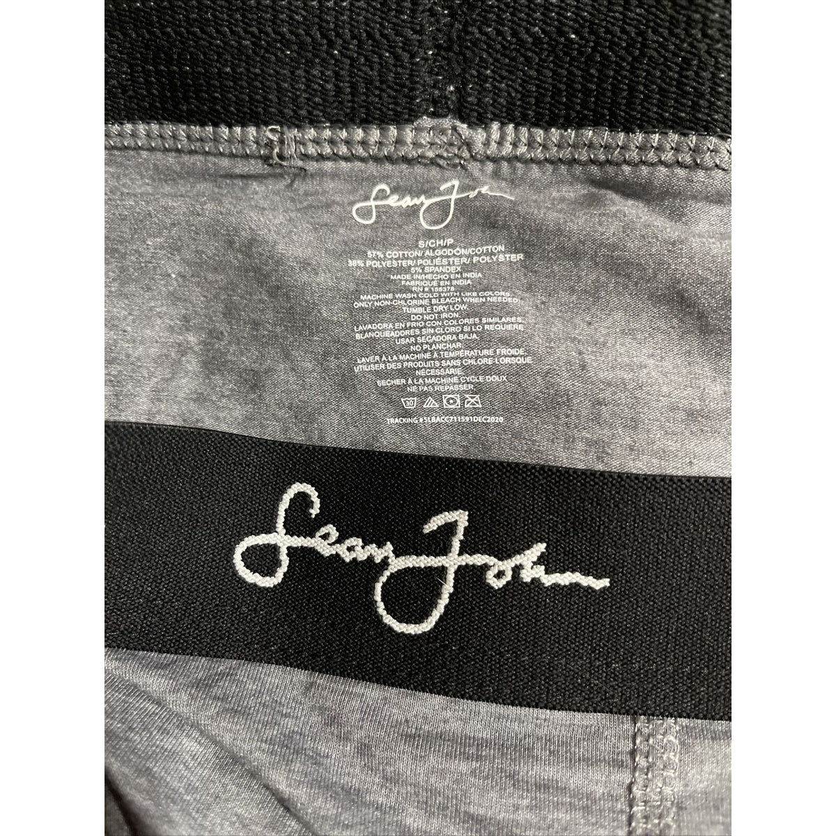 Men’s Sean John Gray Boxer Briefs Size Small